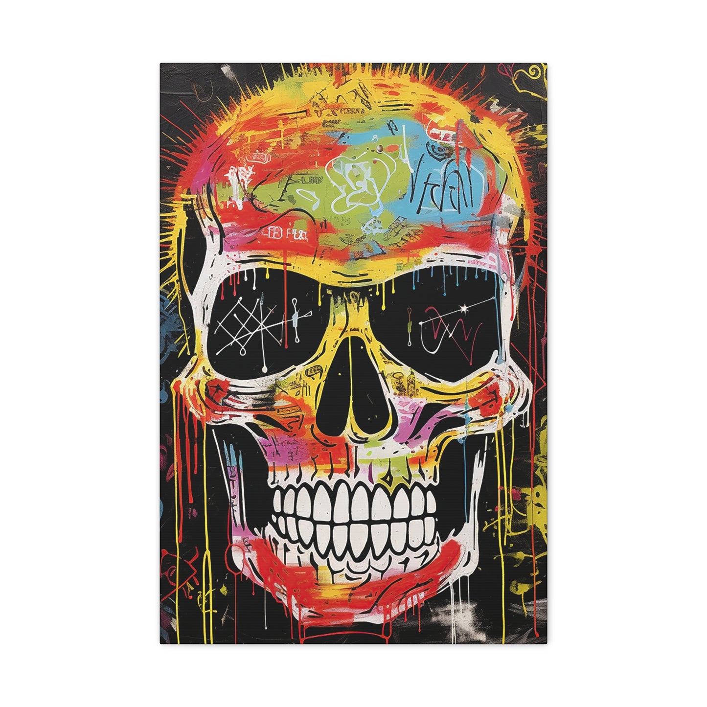 Vibrant Mortality on Canvas