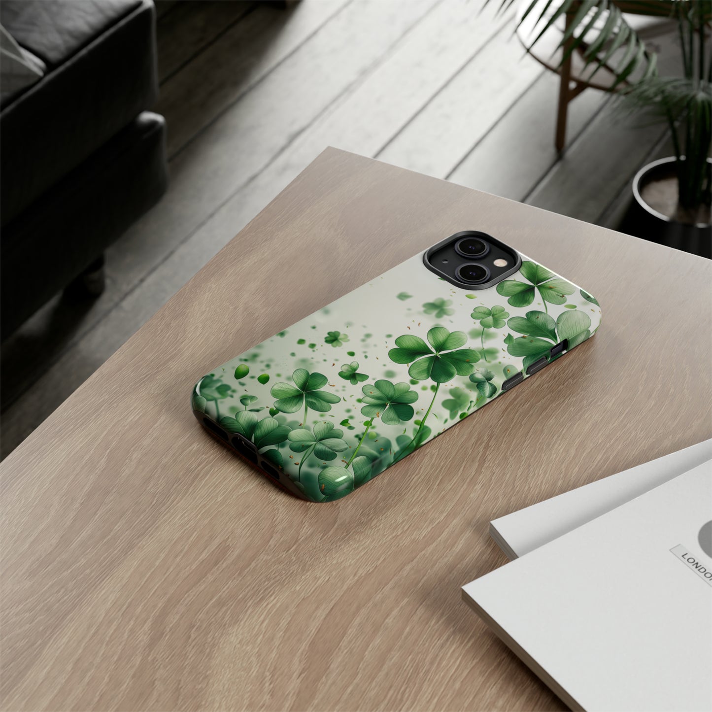 Tough Phone Case Four Leaf Clover