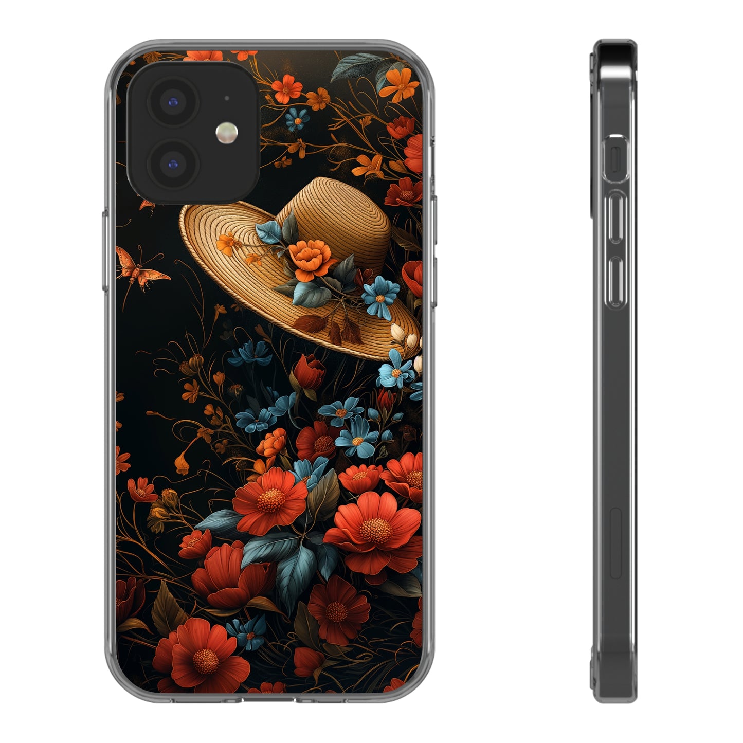 Clear Phone Cases Floral