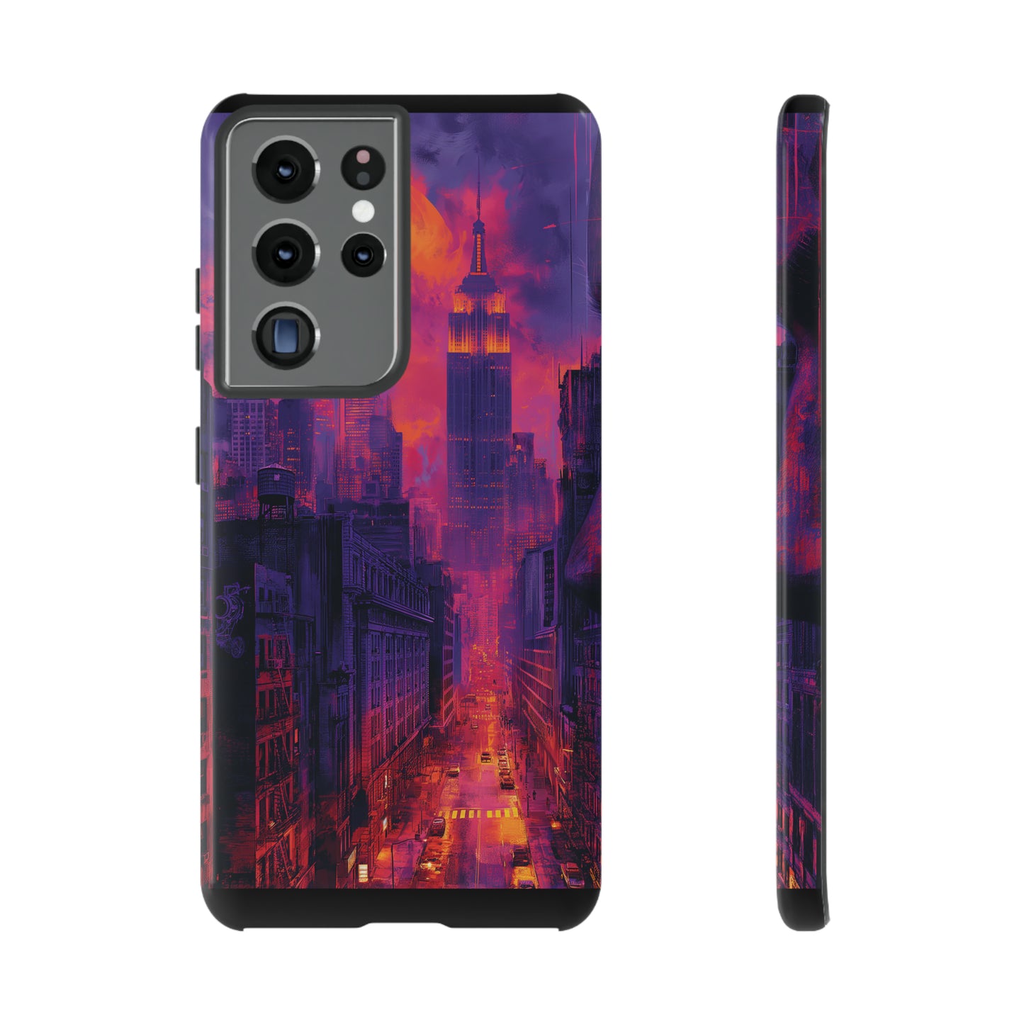 Tough Phone Case New York City Purple Haze