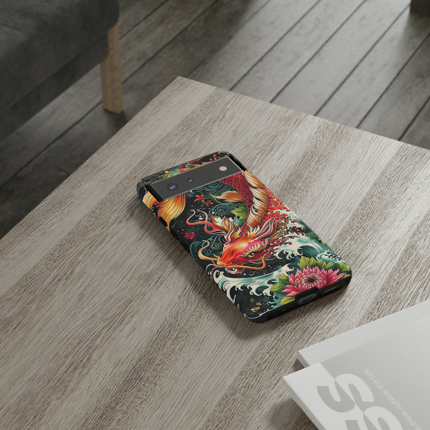 Tough Phone Case Japanese Koi Fish