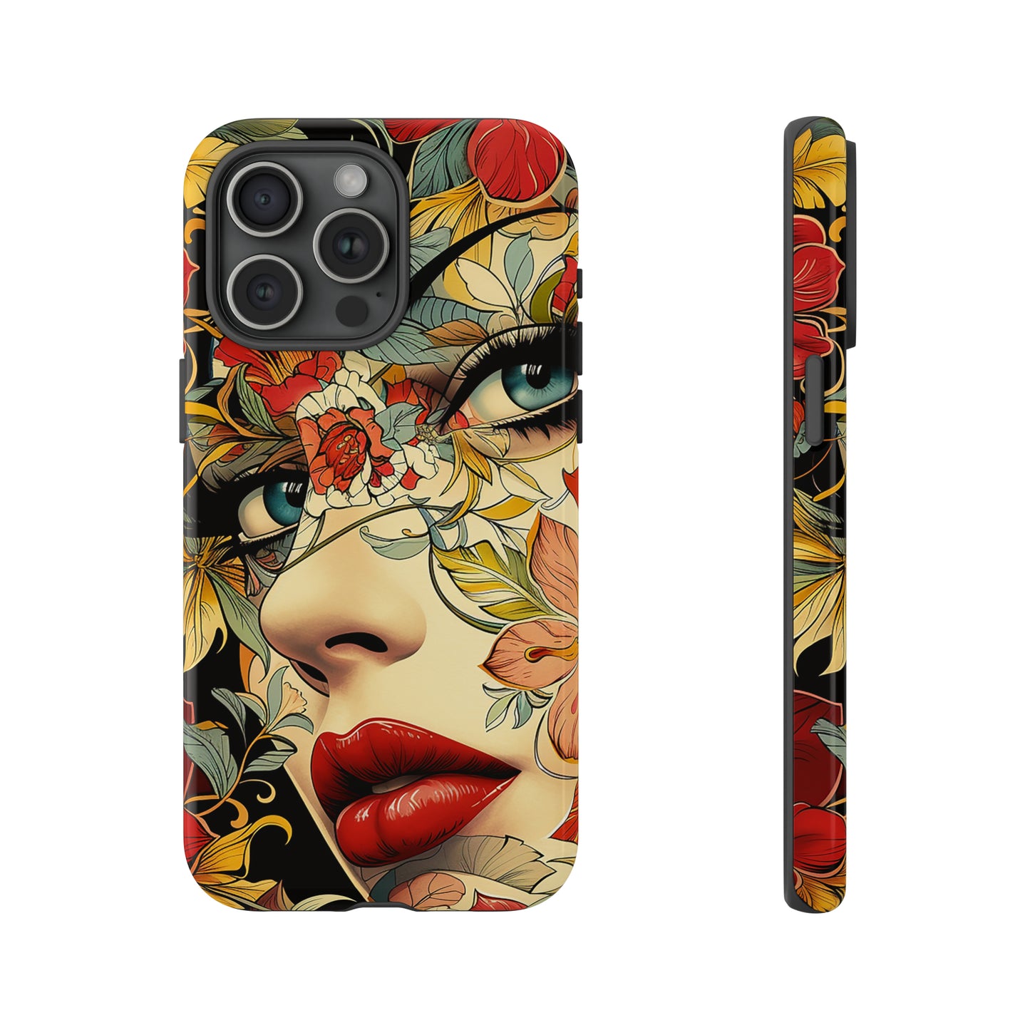 Tough Phone Case Lady Red