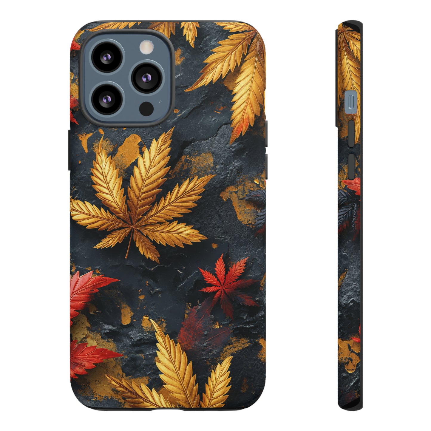 Tough Phone Case Cannabis Gold