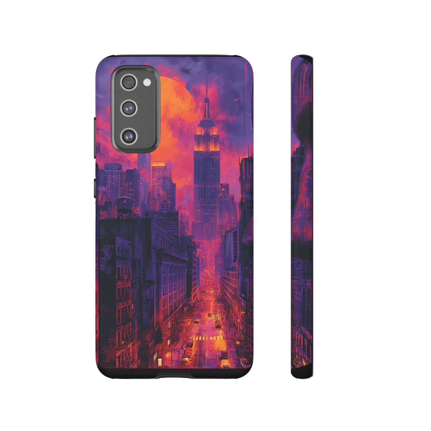 Tough Phone Case New York City Purple Haze