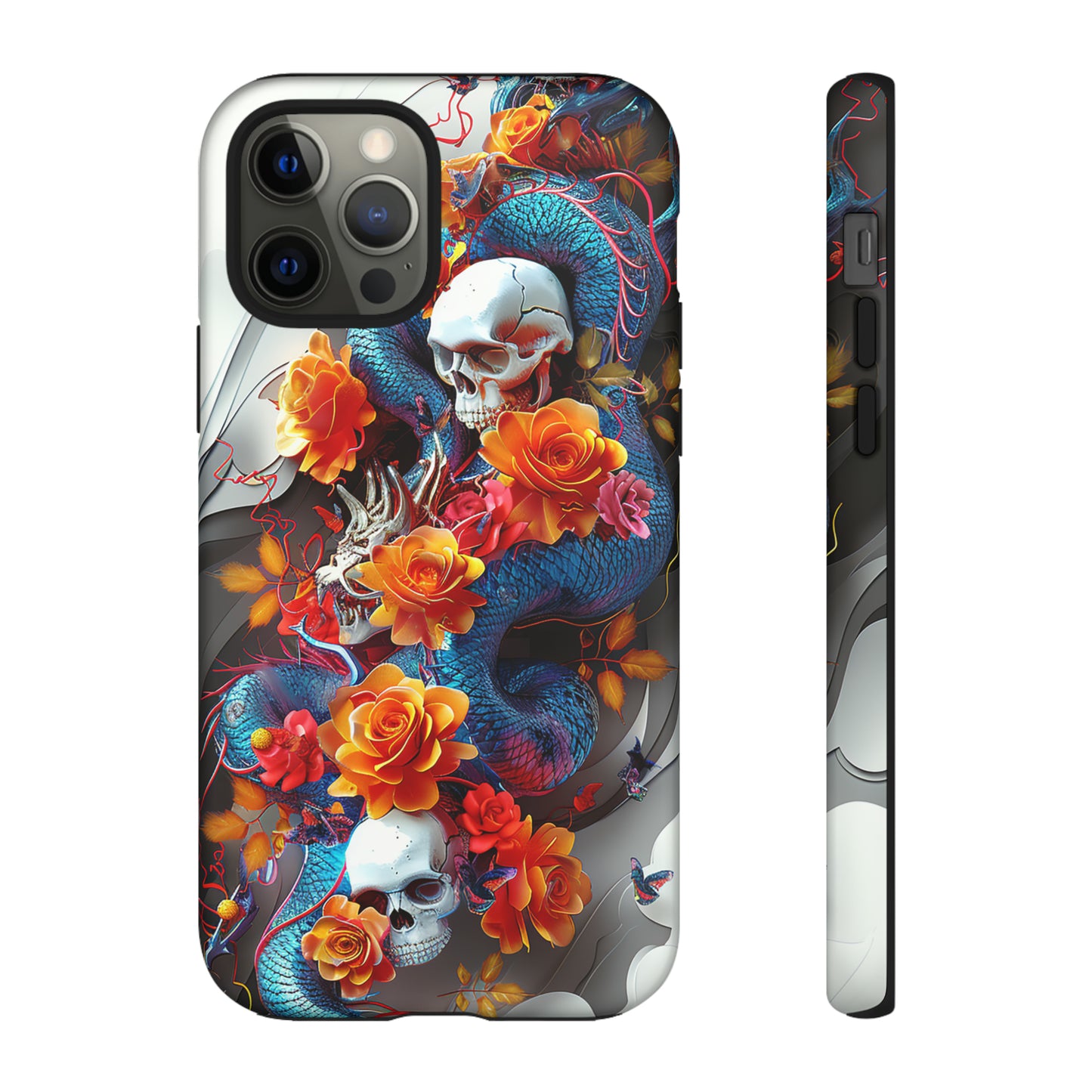 Tough Phone Case Skull 02