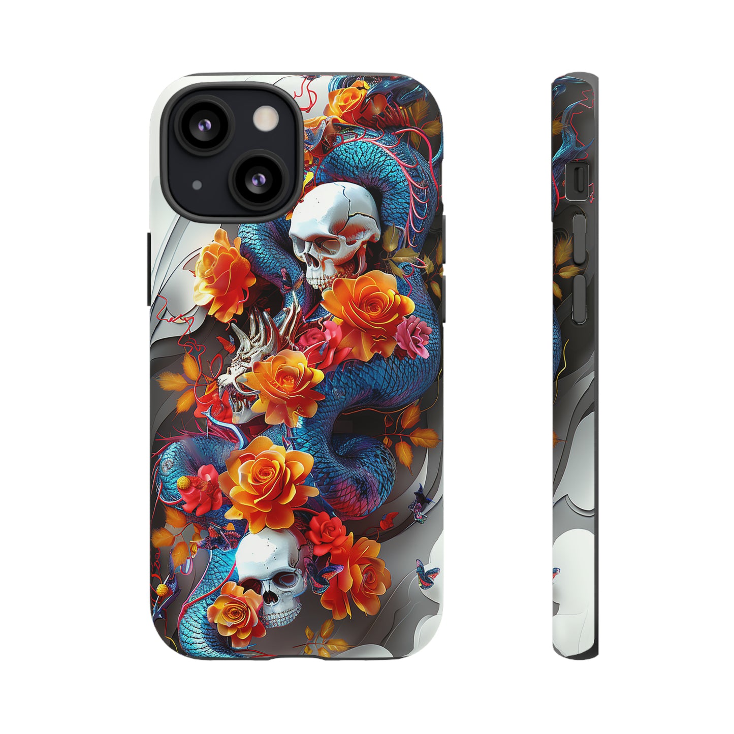 Tough Phone Case Skull 02