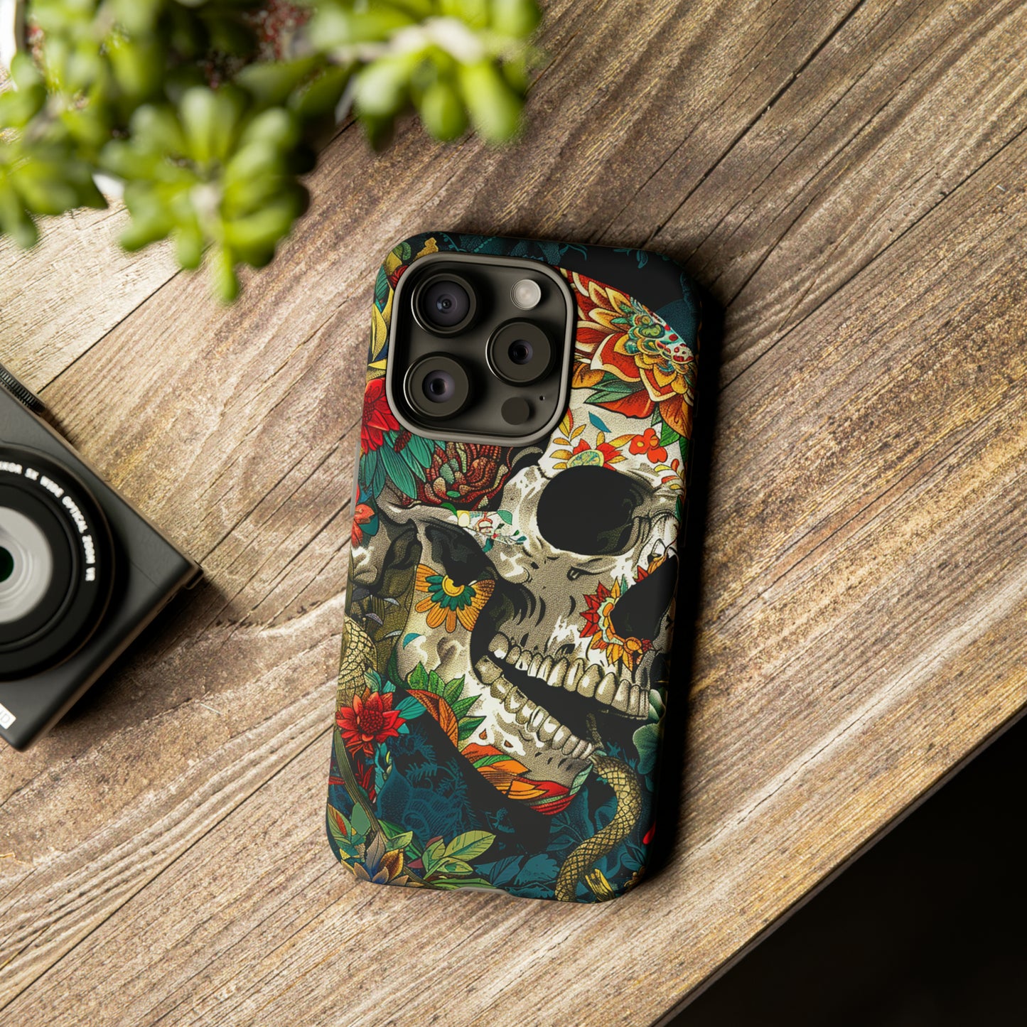 Tough Phone Case Skull 01