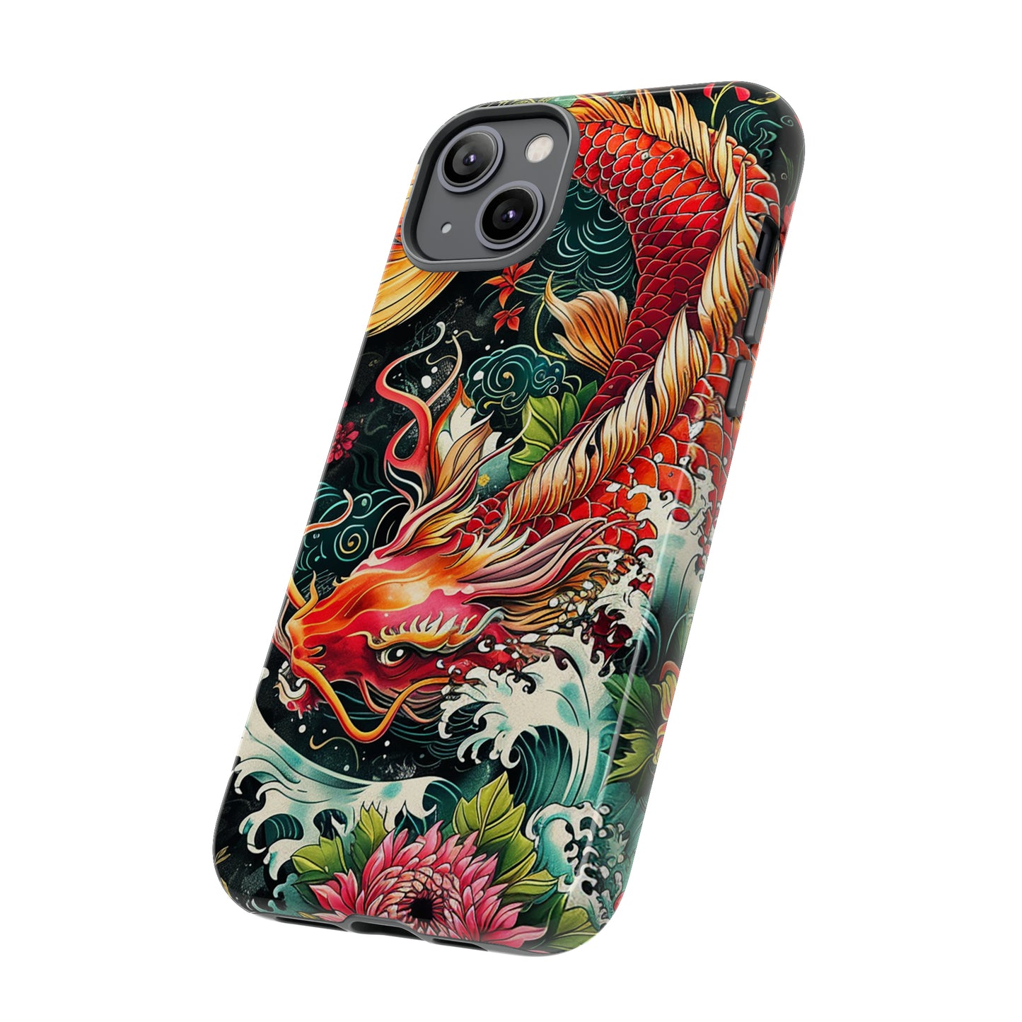 Tough Phone Case Japanese Koi Fish