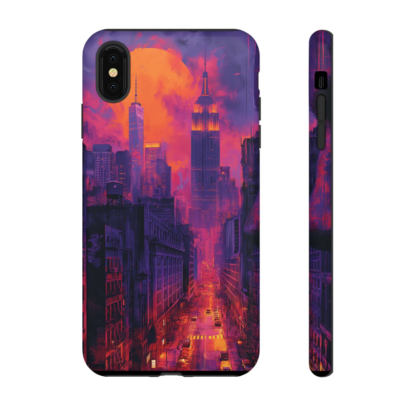 Tough Phone Case New York City Purple Haze