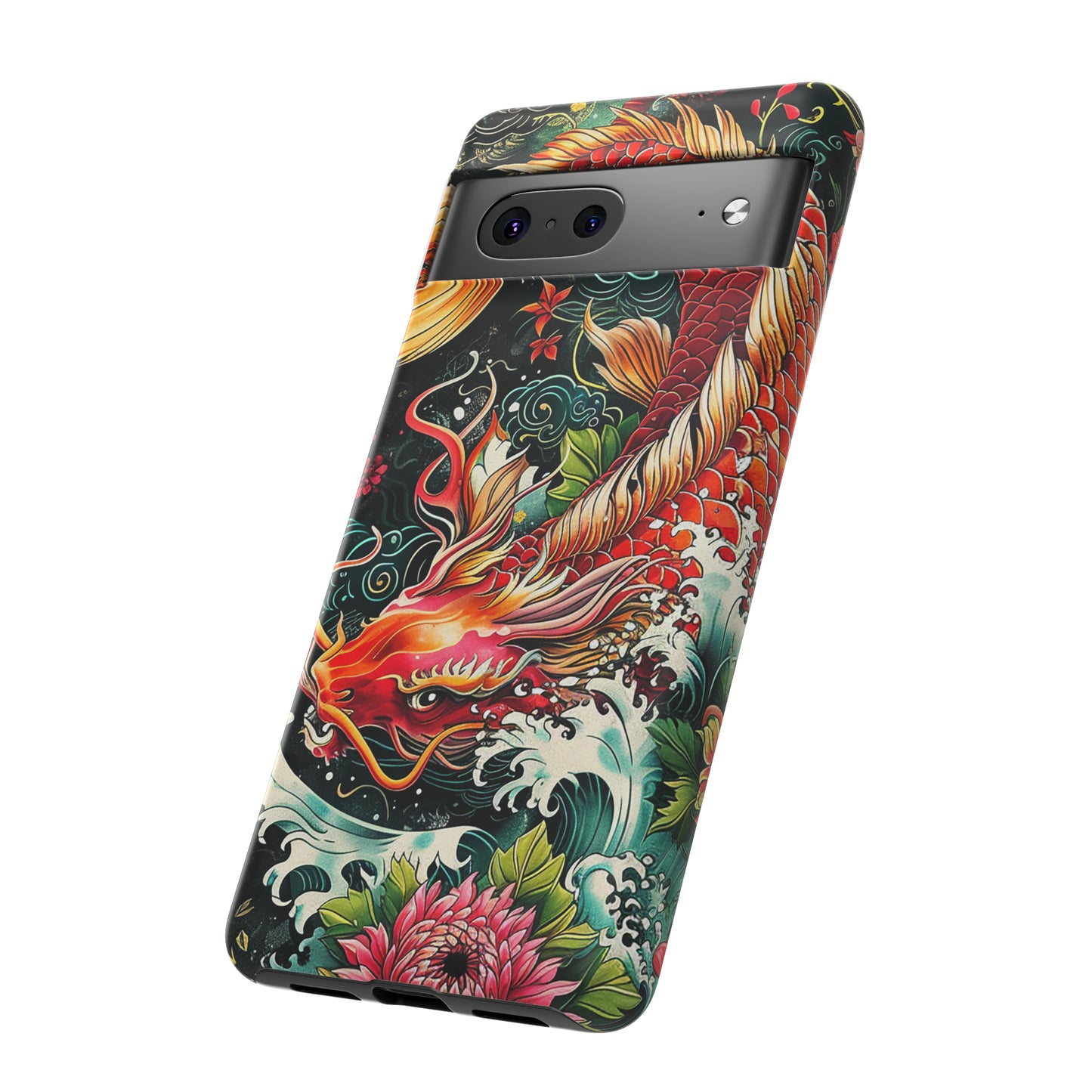 Tough Phone Case Japanese Koi Fish