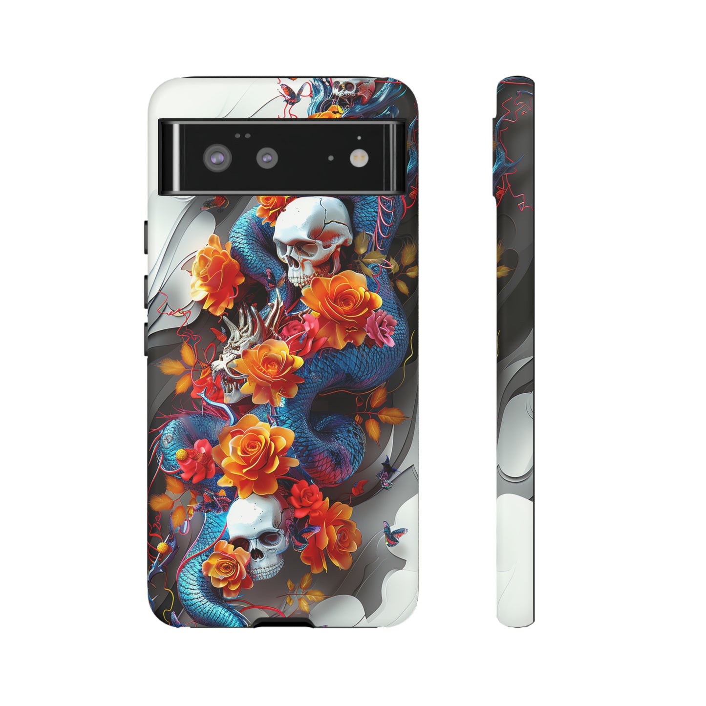 Tough Phone Case Skull 02