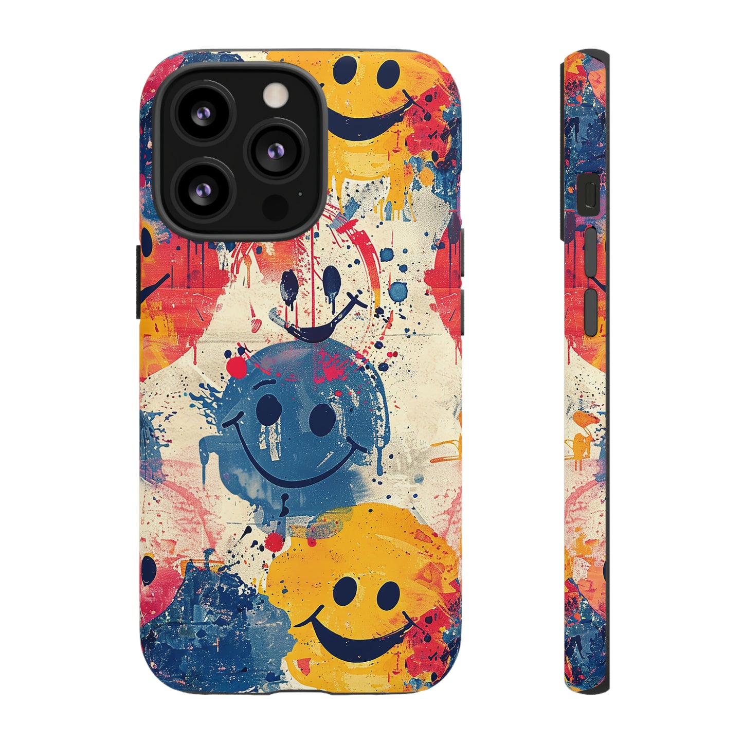 Tough Phone Case Happy Face