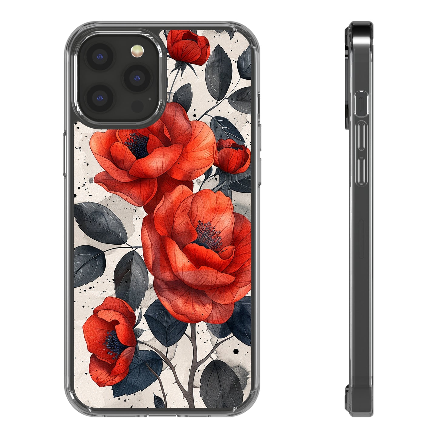 Clear Phone Cases Floral