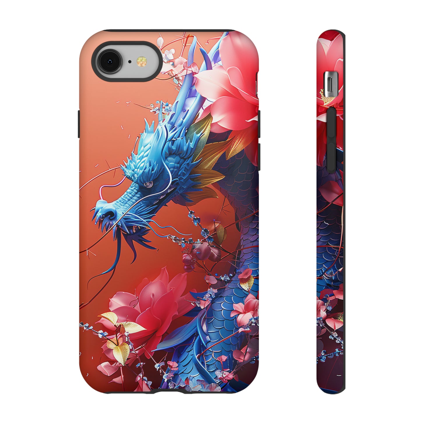 Tough Phone Cases Azure Serpent