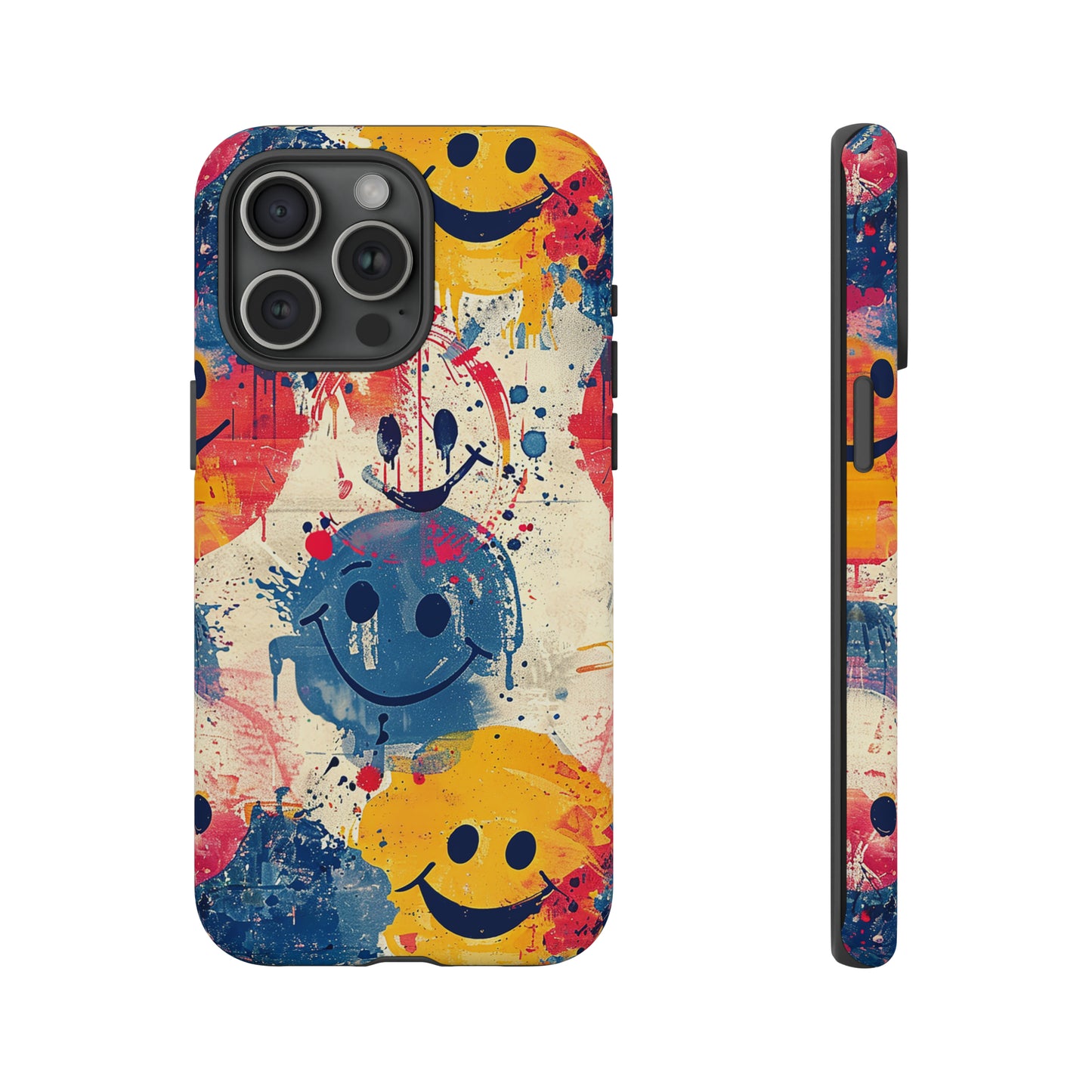 Tough Phone Case Happy Face