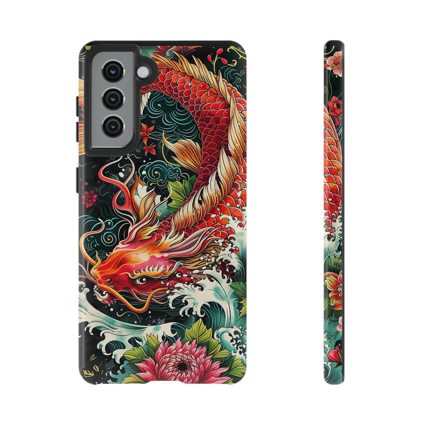 Tough Phone Case Japanese Koi Fish