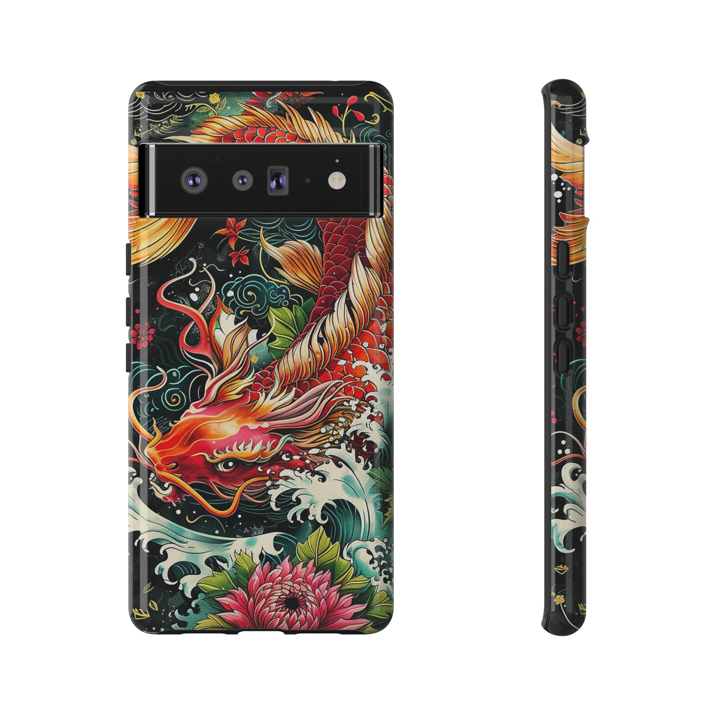 Tough Phone Case Japanese Koi Fish