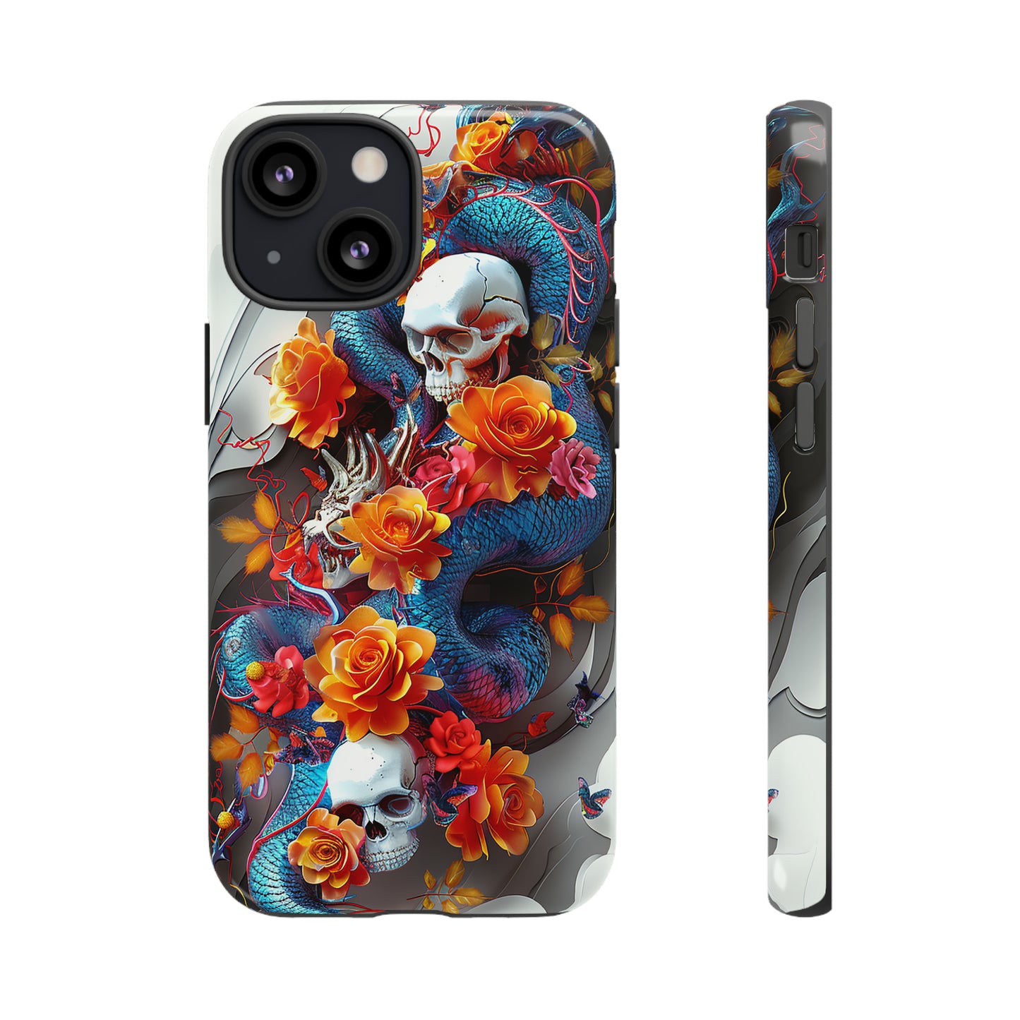 Tough Phone Case Skull 02