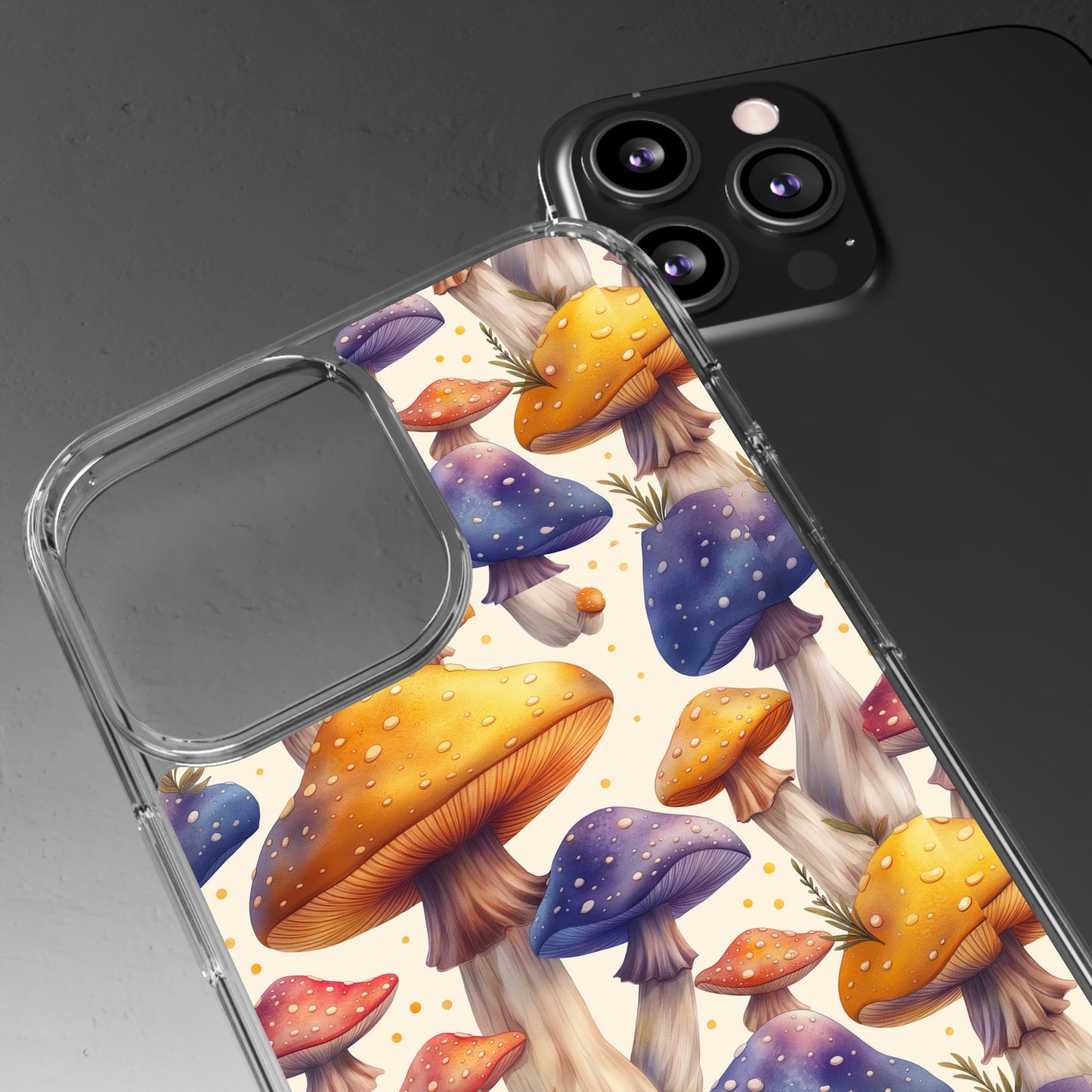 Clear Phone Cases Mushrooms