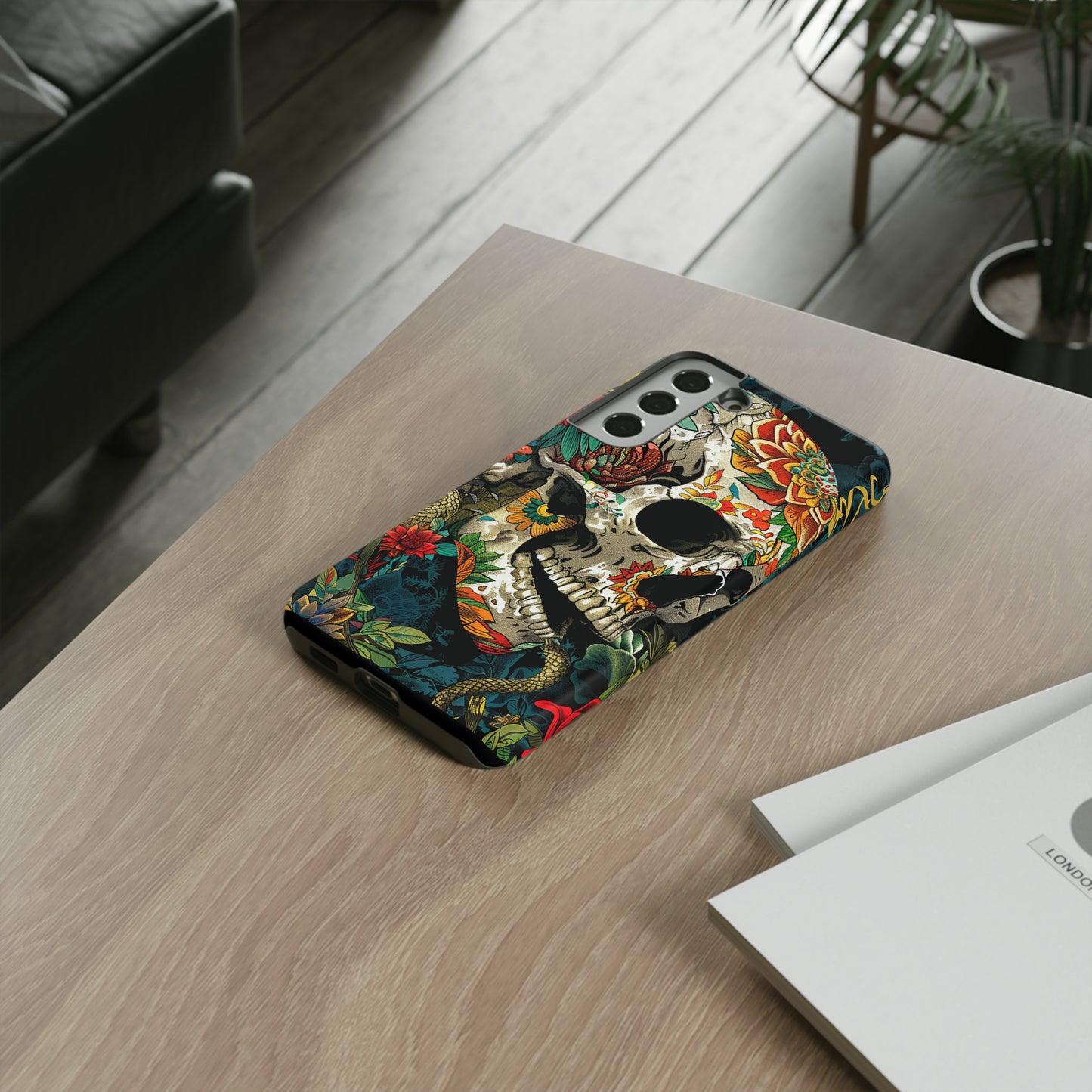 Tough Phone Case Skull 01