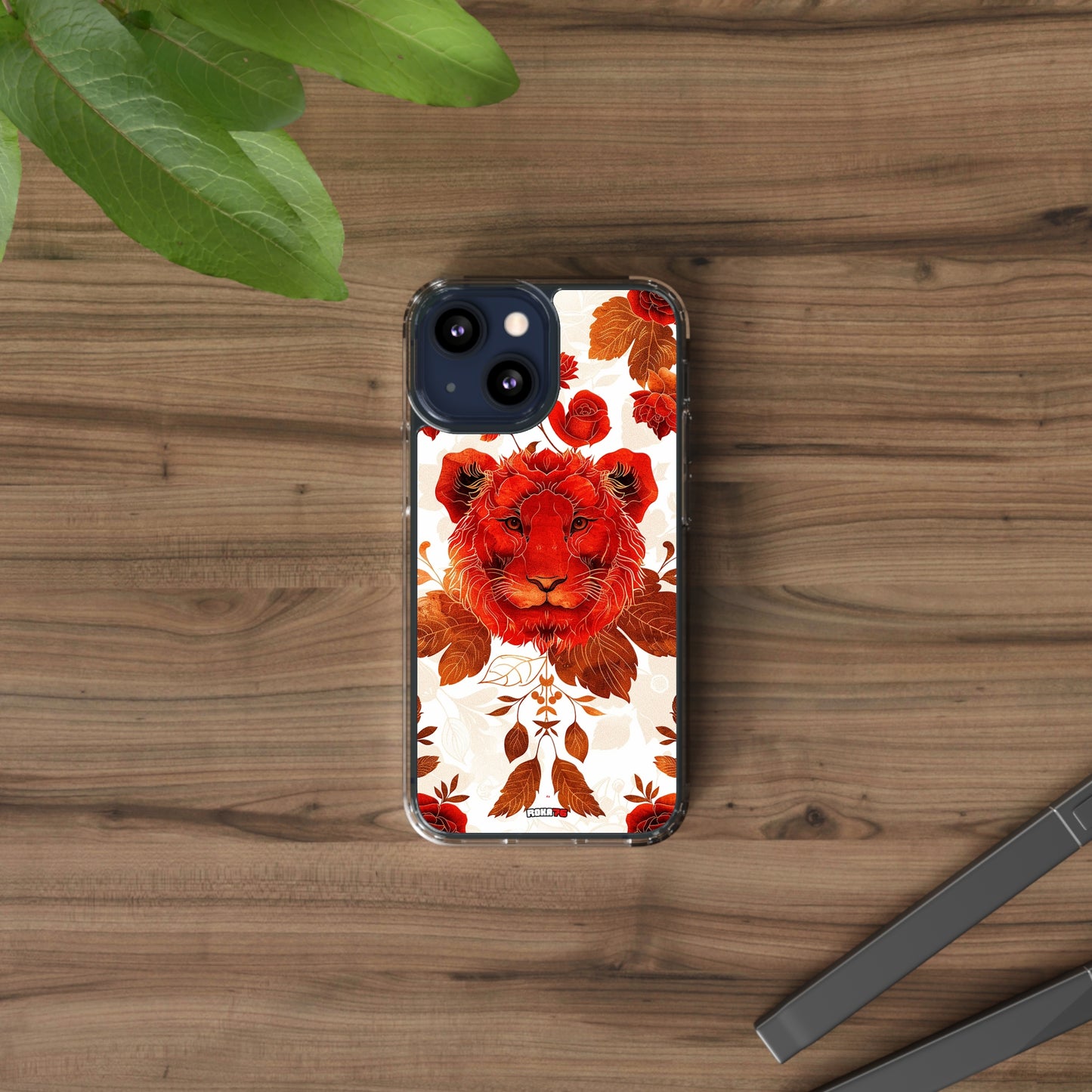 Clear Phone Cases Red Lion