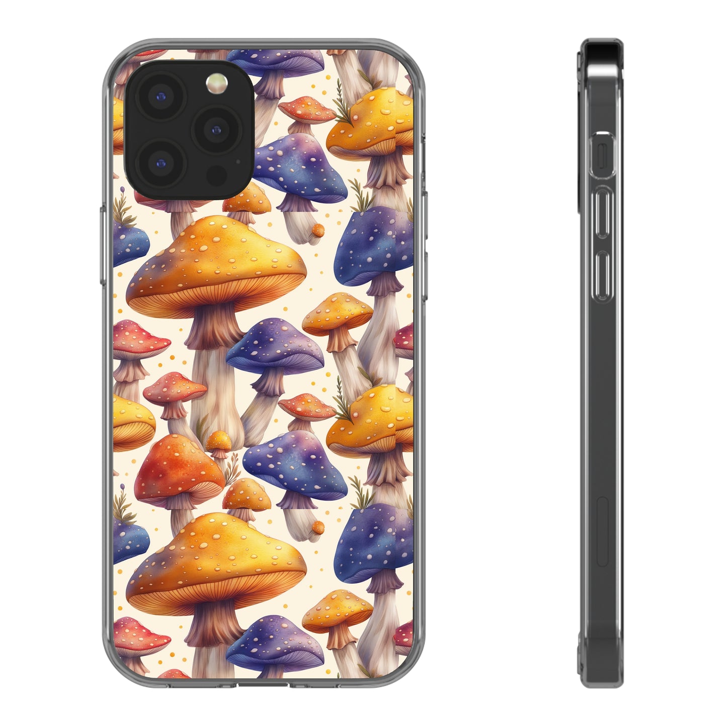 Clear Phone Cases Mushrooms