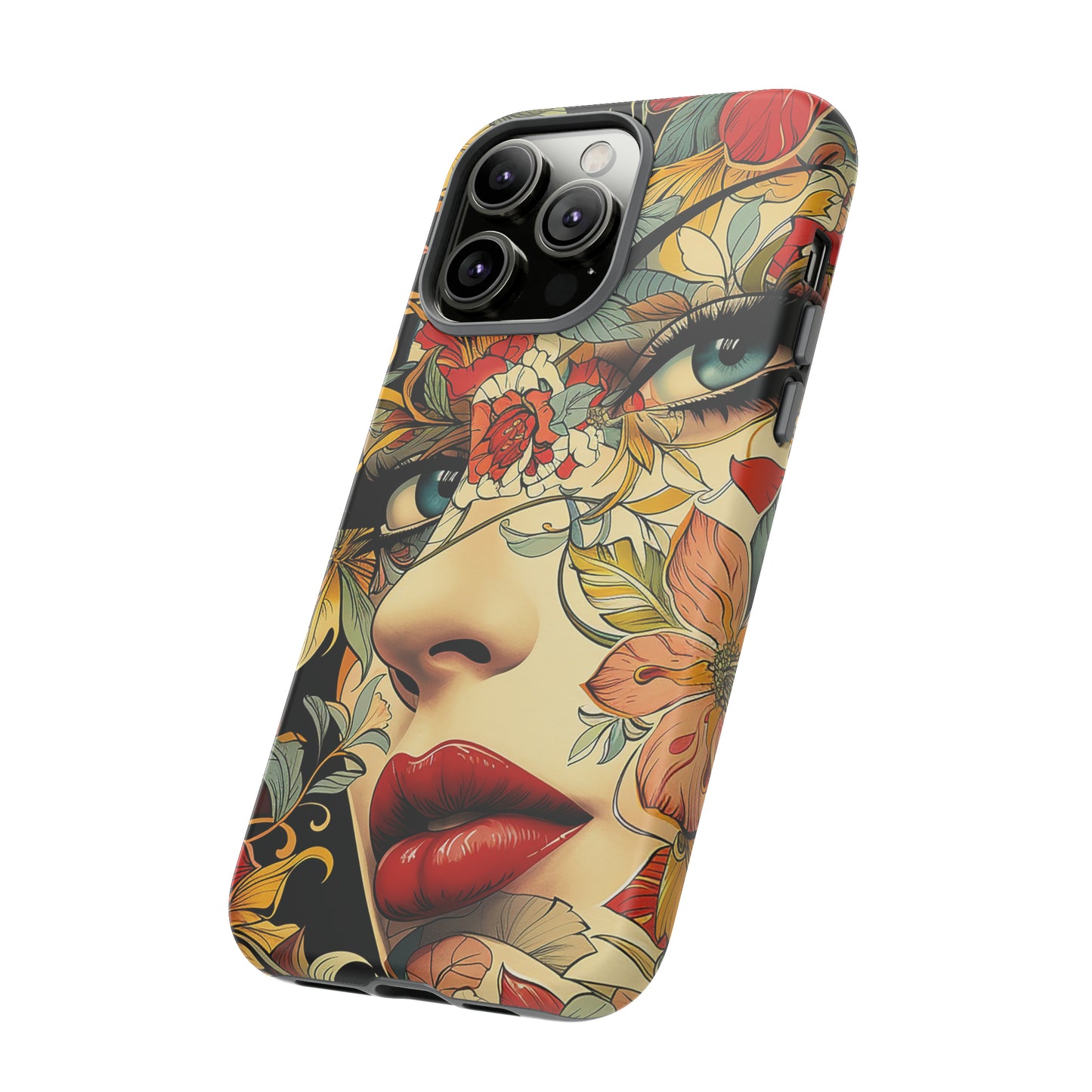 Tough Phone Case Lady Red