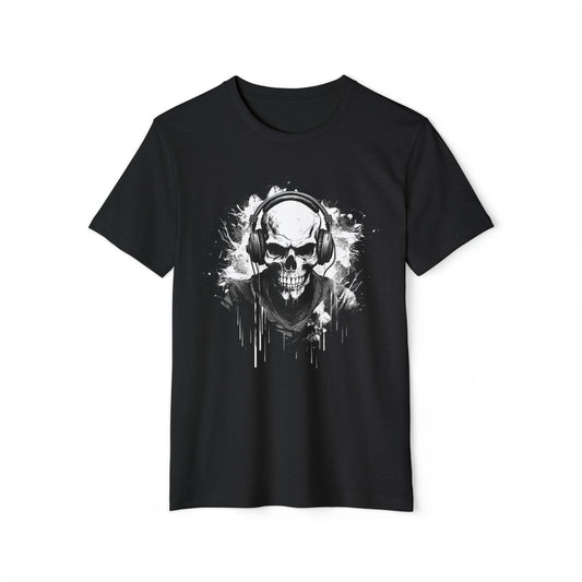 Skull Beats Tee Graphic Organic T-Shirt