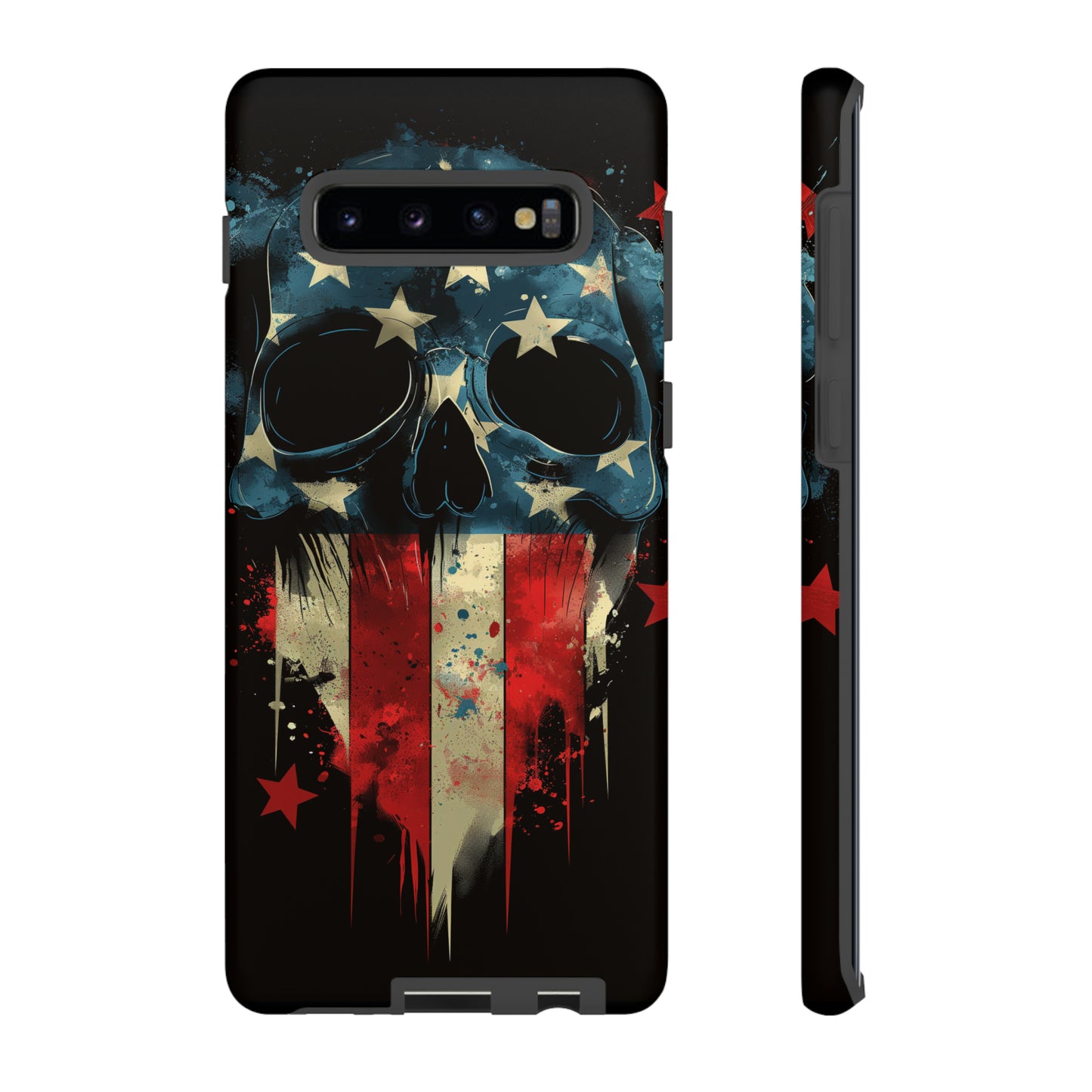 Tough Phone Cases Skull and Flag