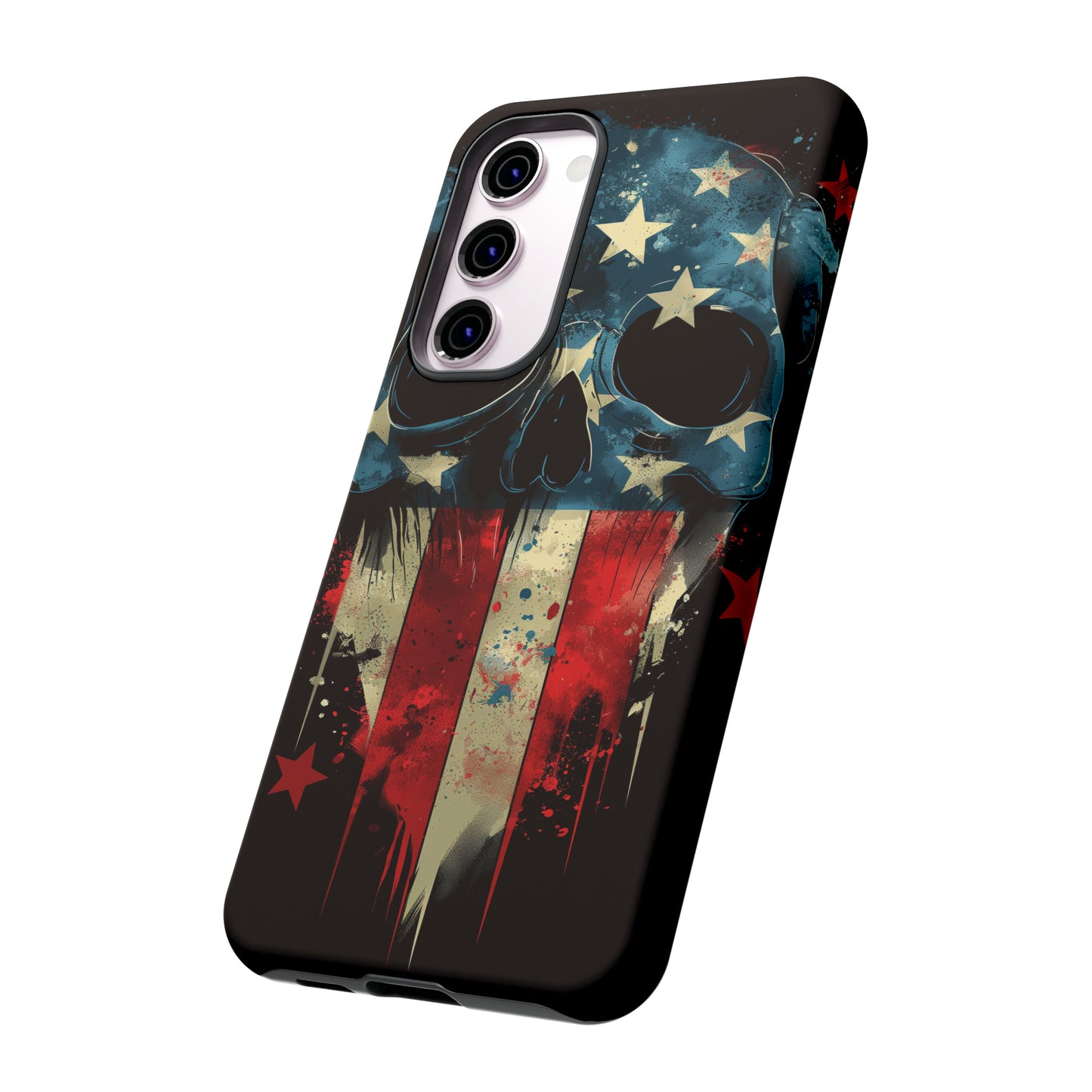 Tough Phone Cases Skull and Flag