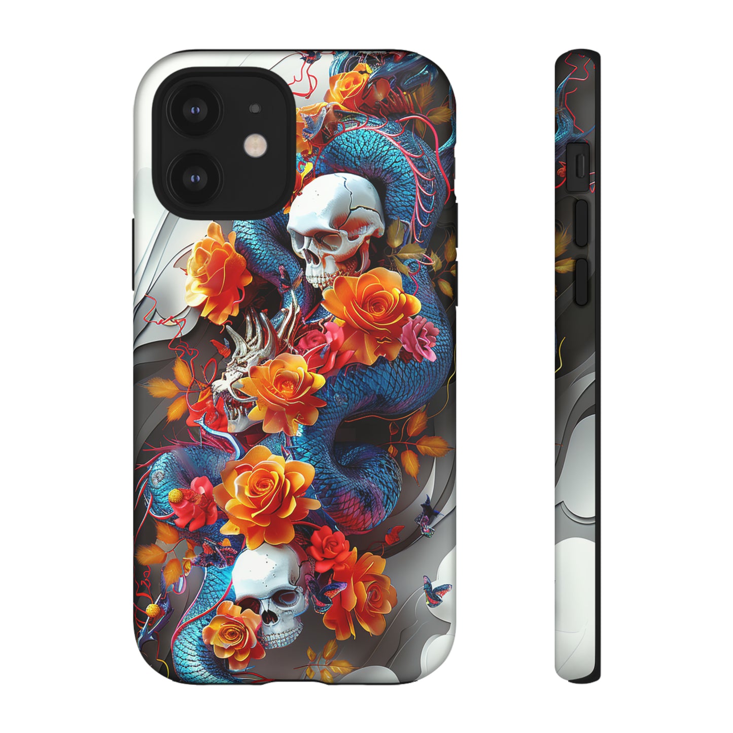 Tough Phone Case Skull 02