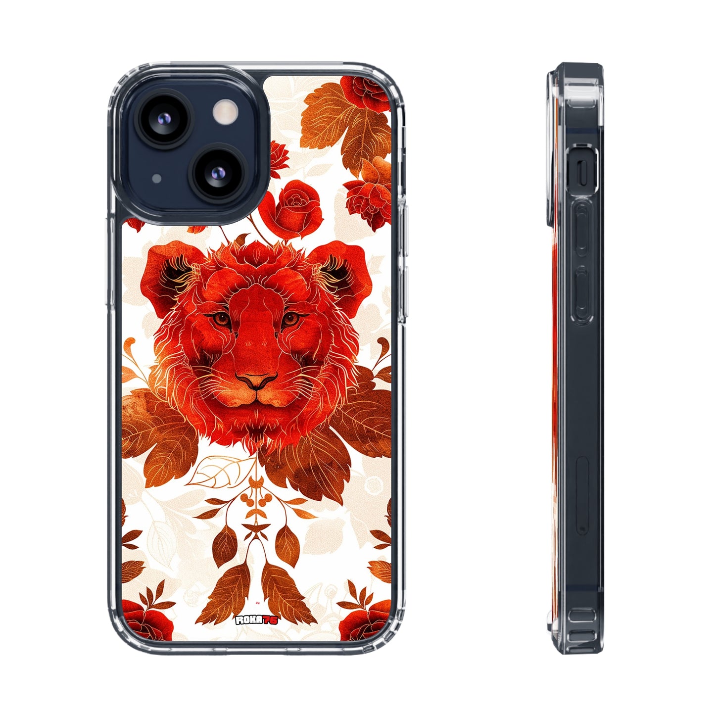 Clear Phone Cases Red Lion