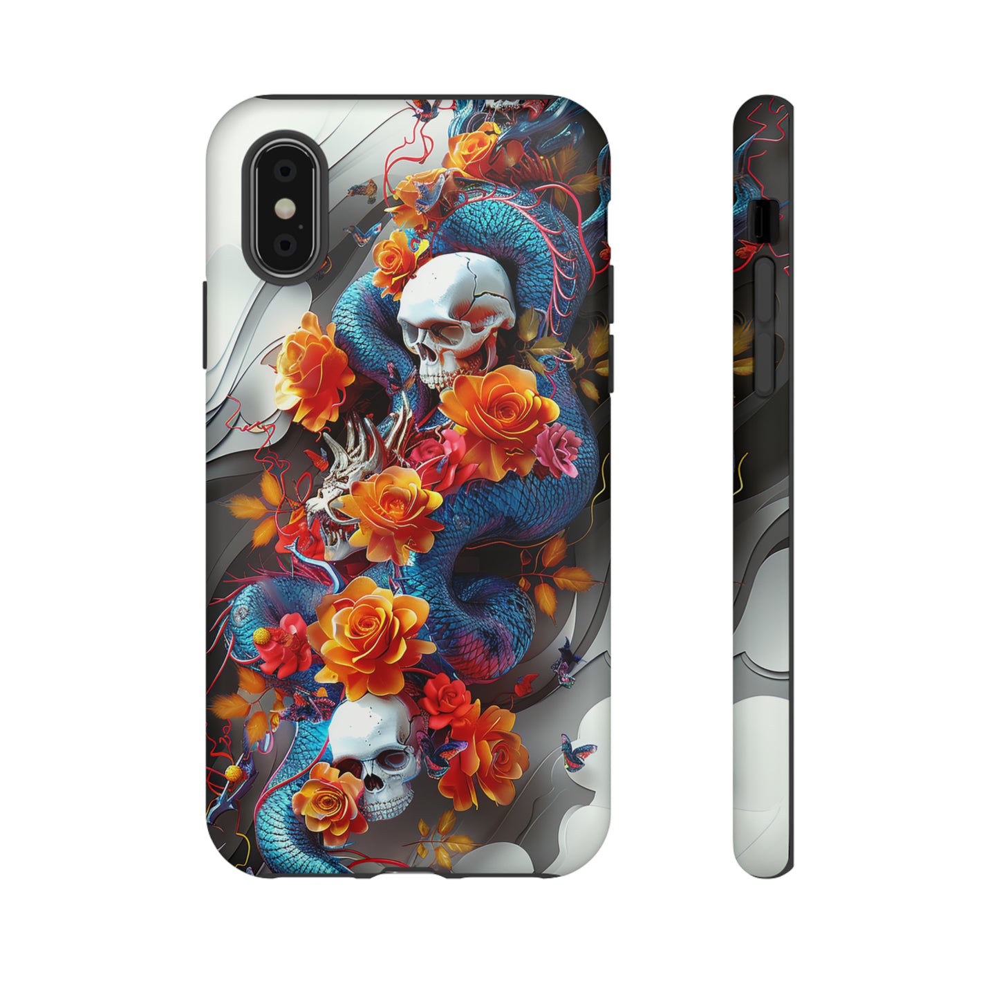 Tough Phone Case Skull 02