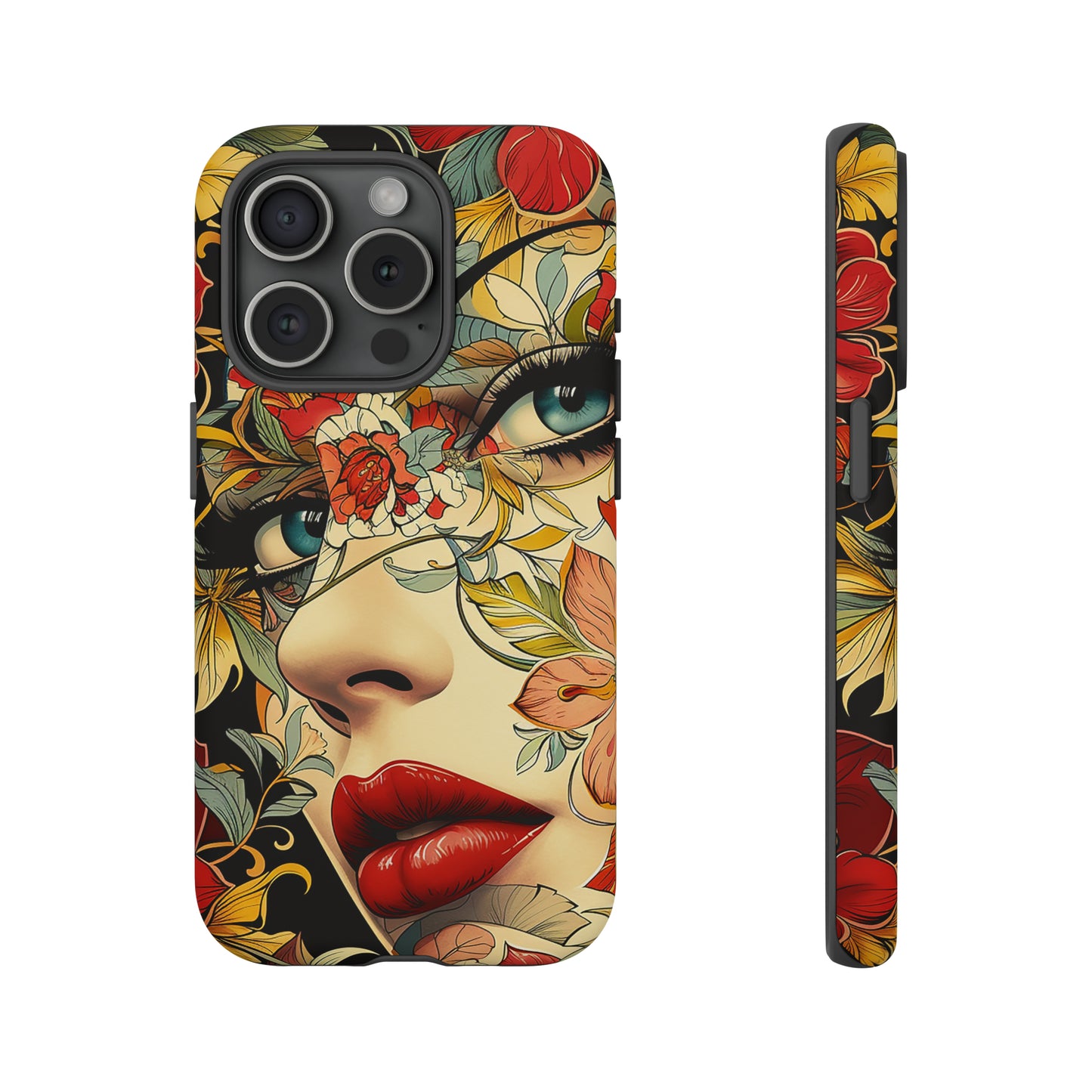 Tough Phone Case Lady Red