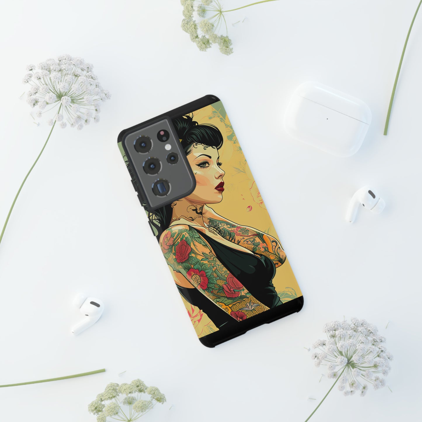 Tough Phone Case Lady 06