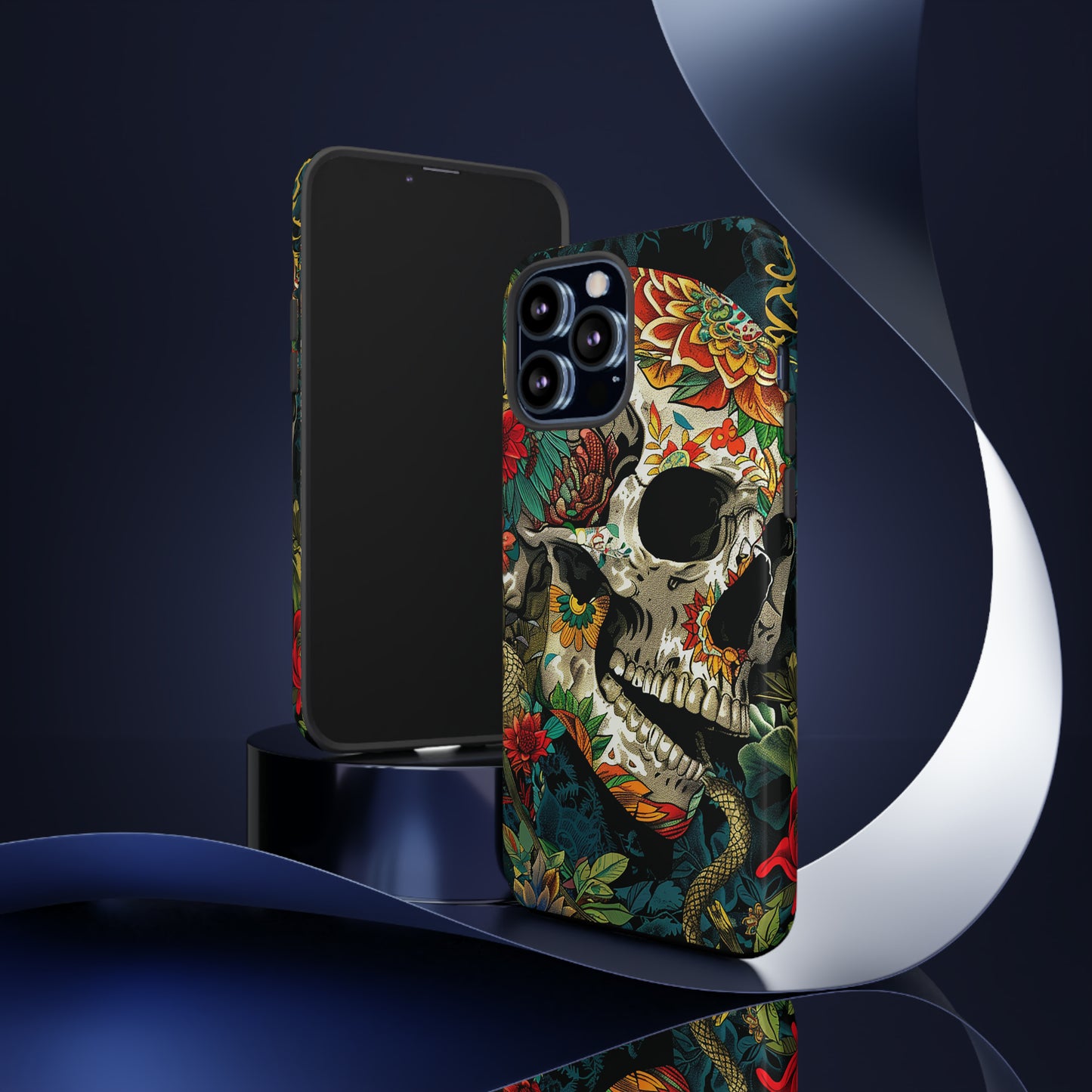 Tough Phone Case Skull 01