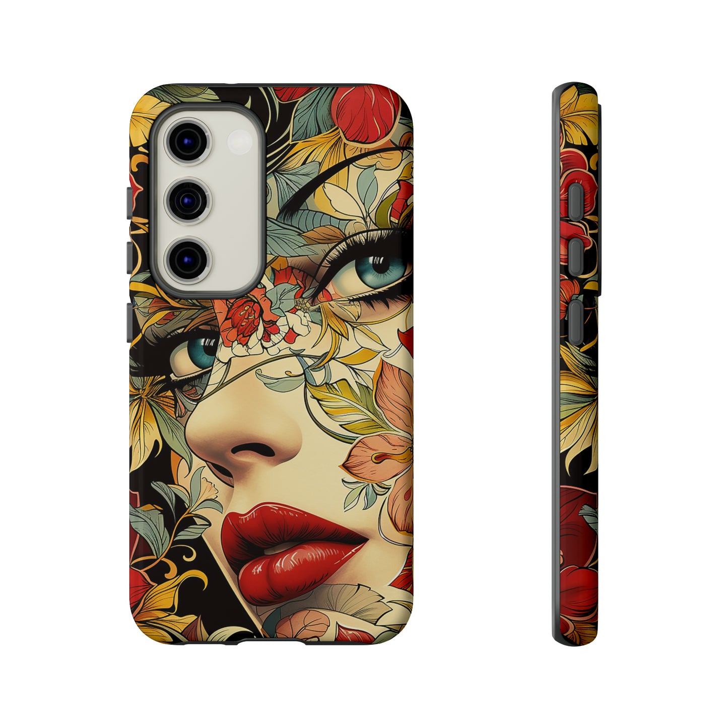 Tough Phone Case Lady Red