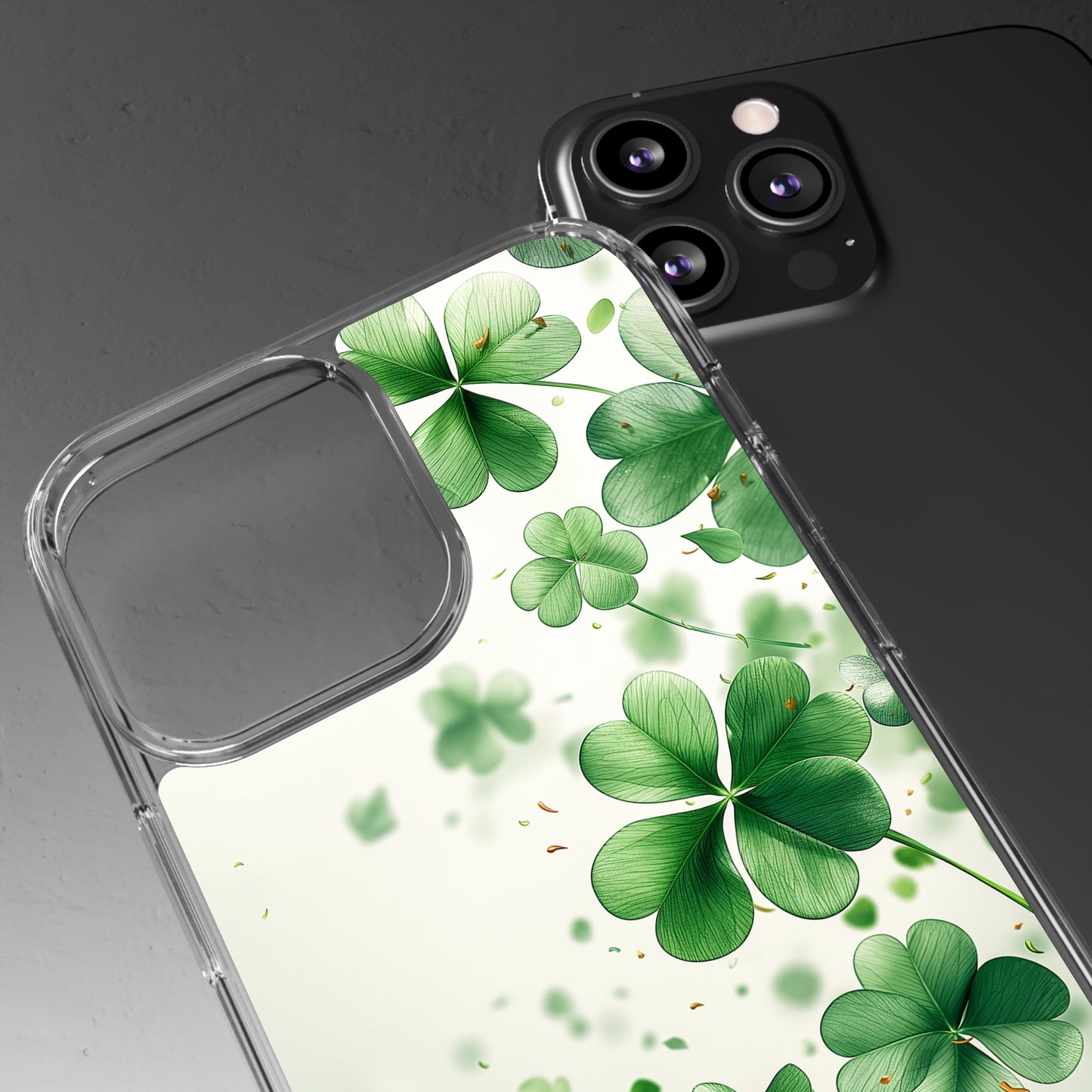 Clear Phone Cases Shamrock