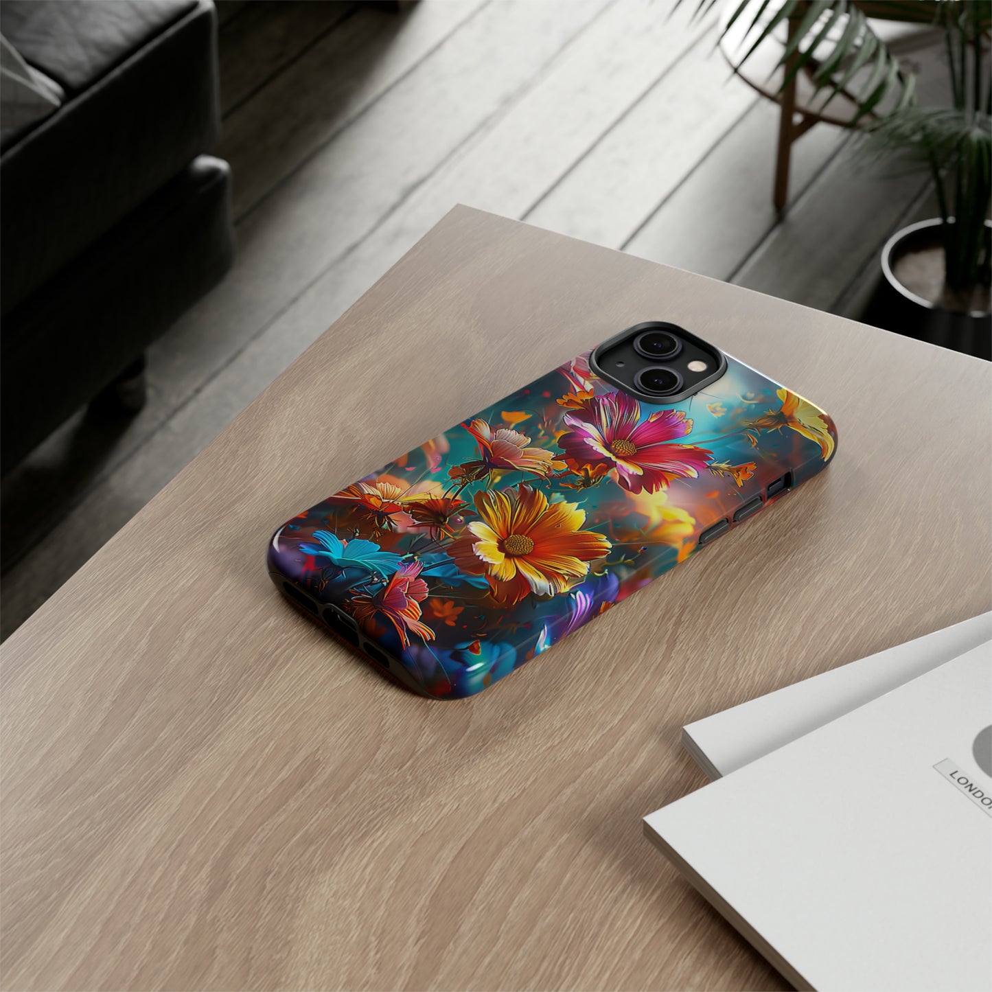 Tough Phone Case Flower 01