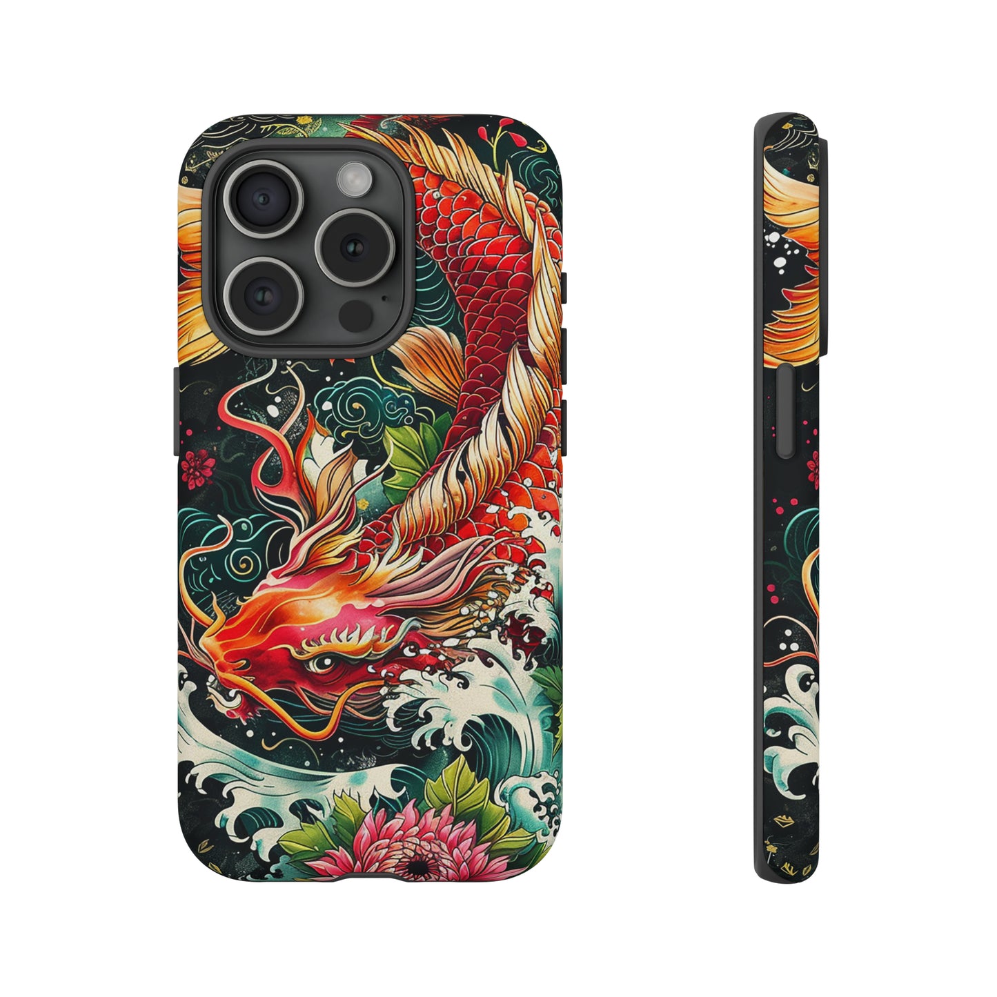 Tough Phone Case Japanese Koi Fish