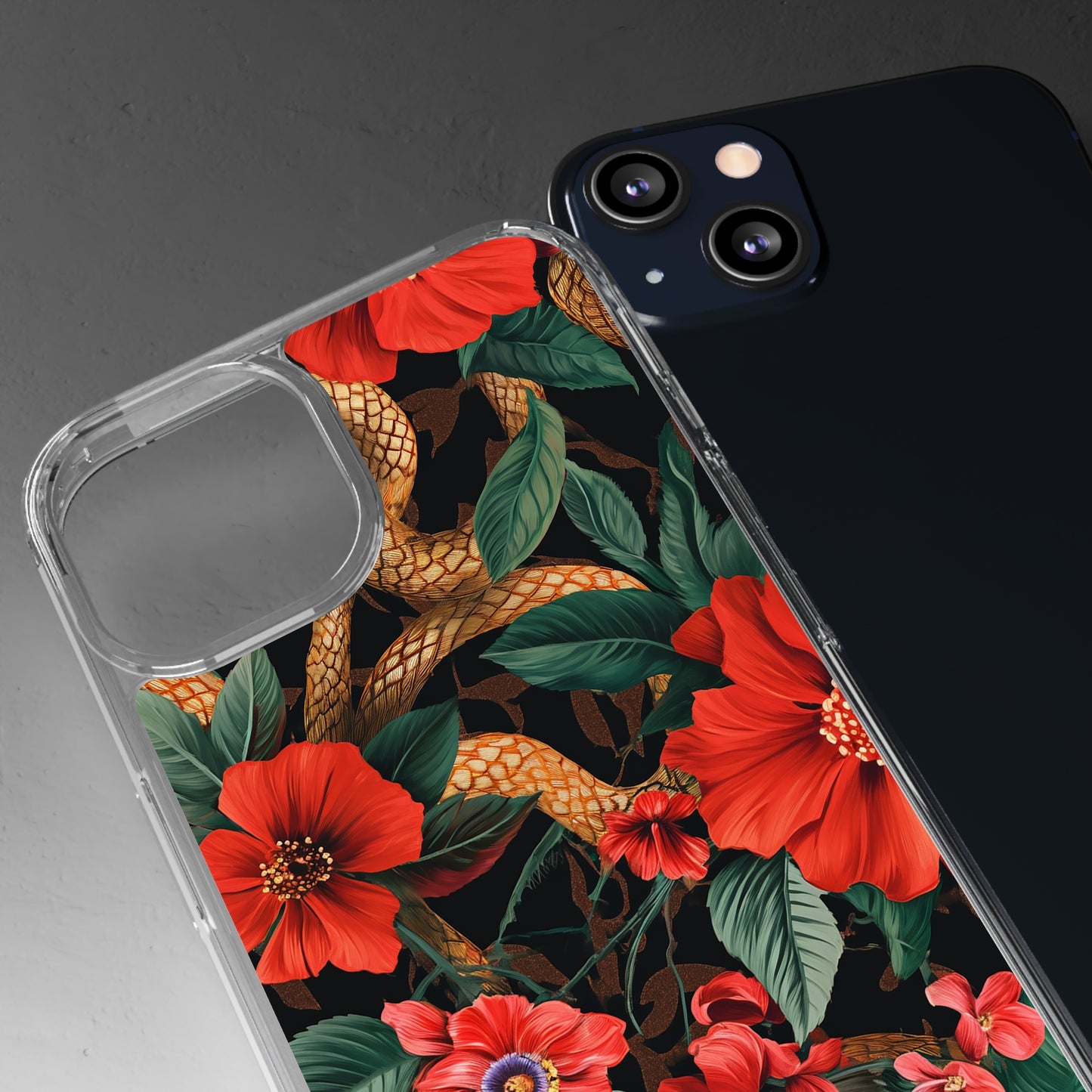 Clear Phone Cases Rose Garden