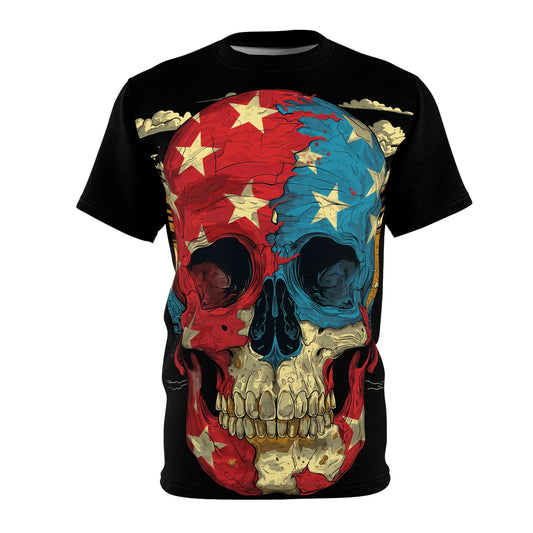 Liberty or Death Skull Graphic Tee