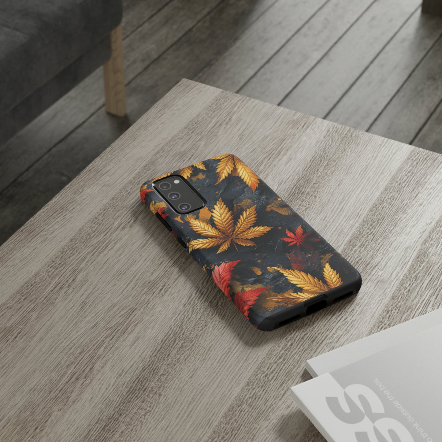 Tough Phone Case Cannabis Gold