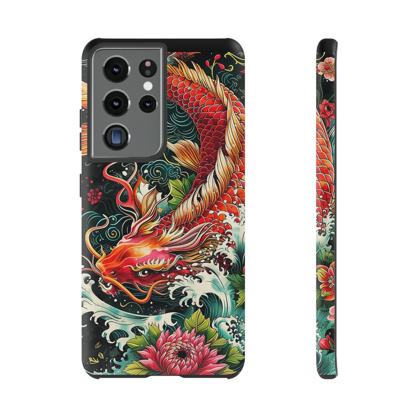 Tough Phone Case Japanese Koi Fish