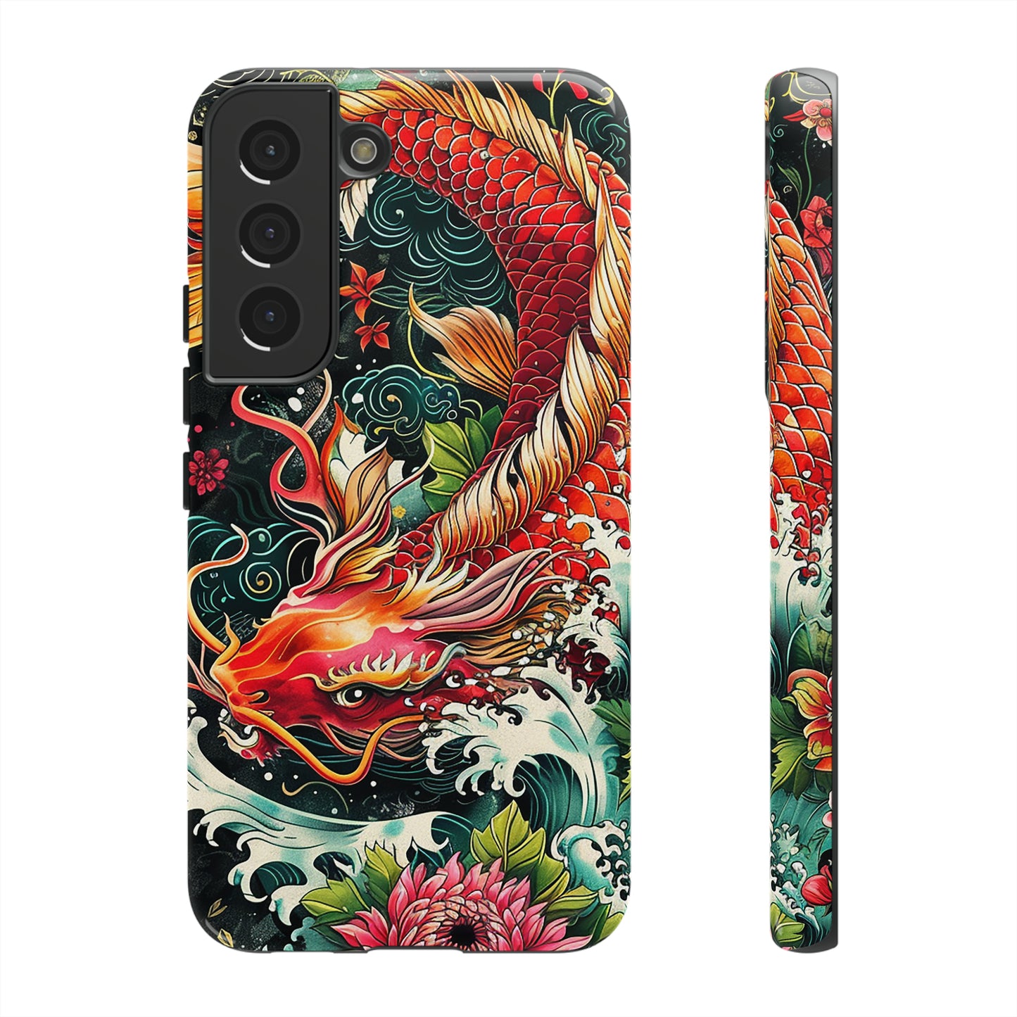 Tough Phone Case Japanese Koi Fish