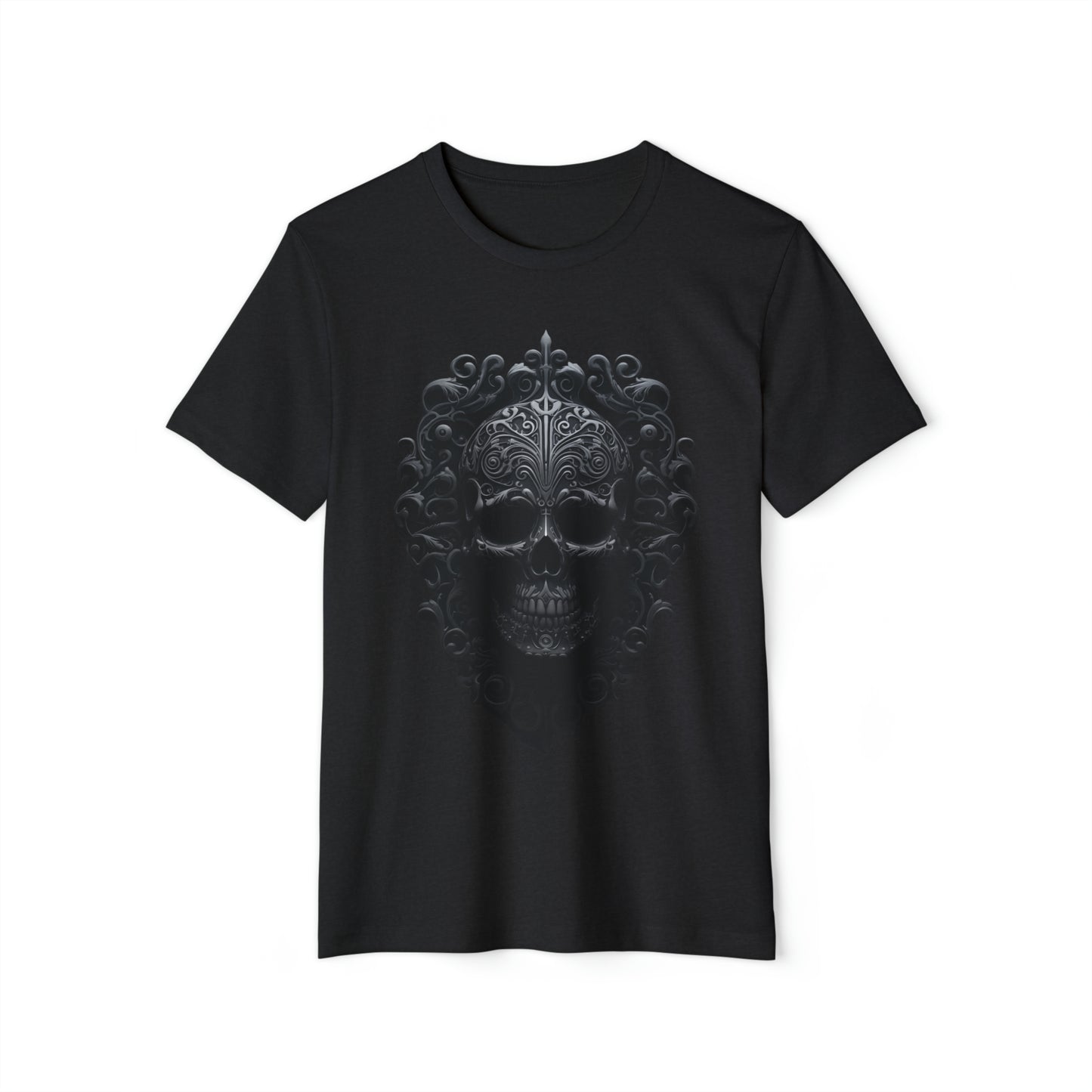 Black Skull Tee Graphic Organic T-Shirt