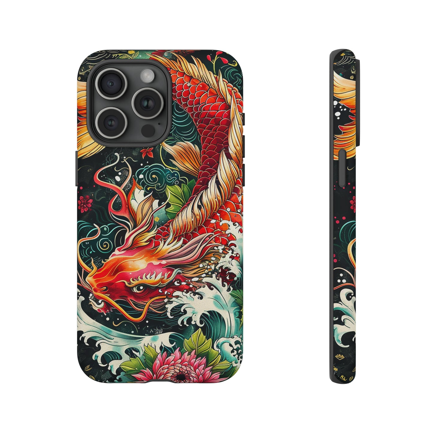 Tough Phone Case Japanese Koi Fish