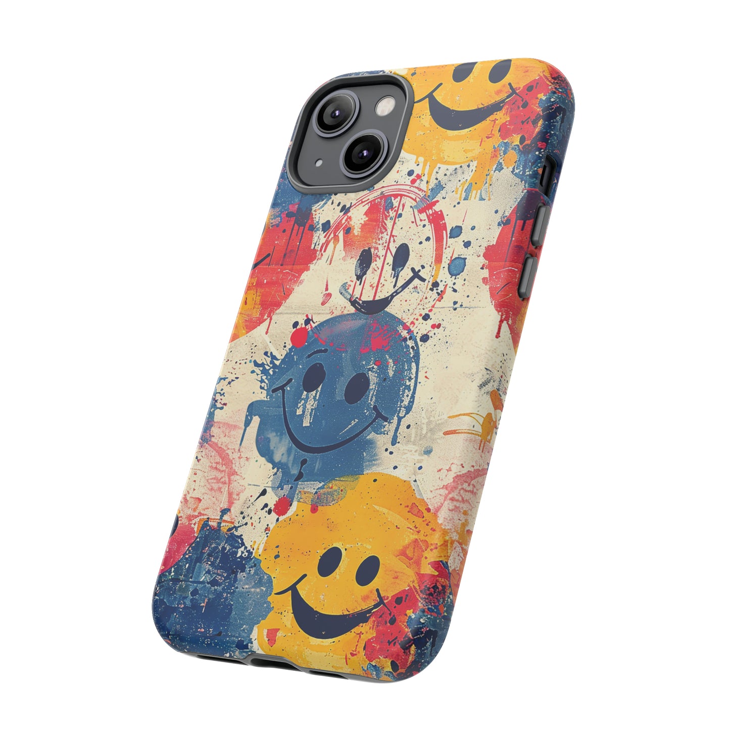 Tough Phone Case Happy Face