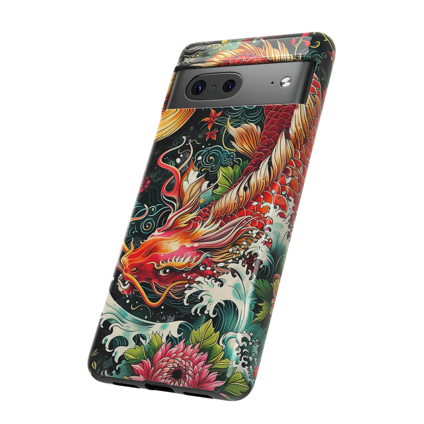 Tough Phone Case Japanese Koi Fish