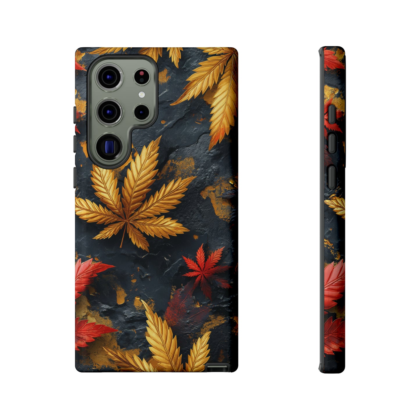 Tough Phone Case Cannabis Gold